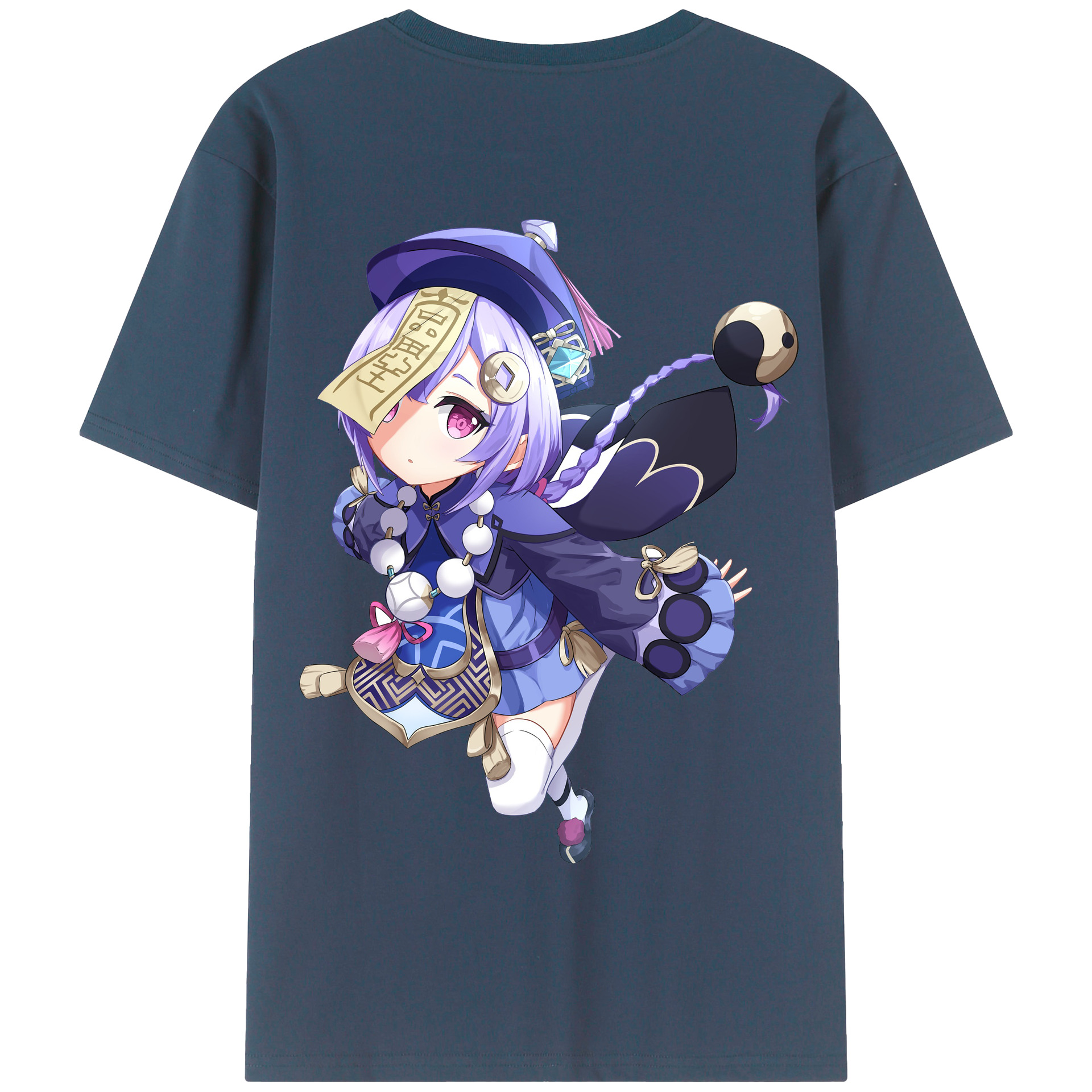 げんし神 七七 なな  genshin Nana 綿100％半袖Tシャツ（背面プリント）