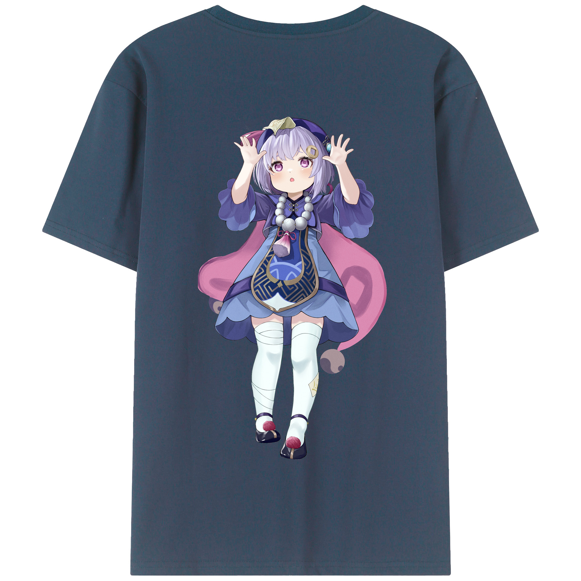 げんし神 七七 なな  genshin Nana 綿100％半袖Tシャツ（背面プリント）