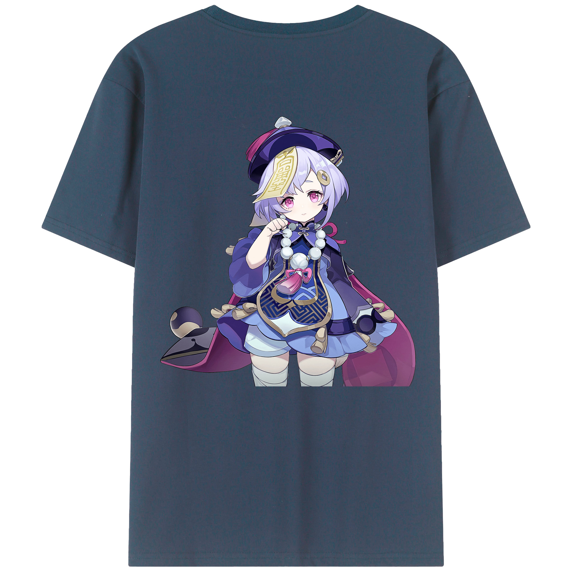 げんし神 七七 なな  genshin Nana 綿100％半袖Tシャツ（背面プリント）