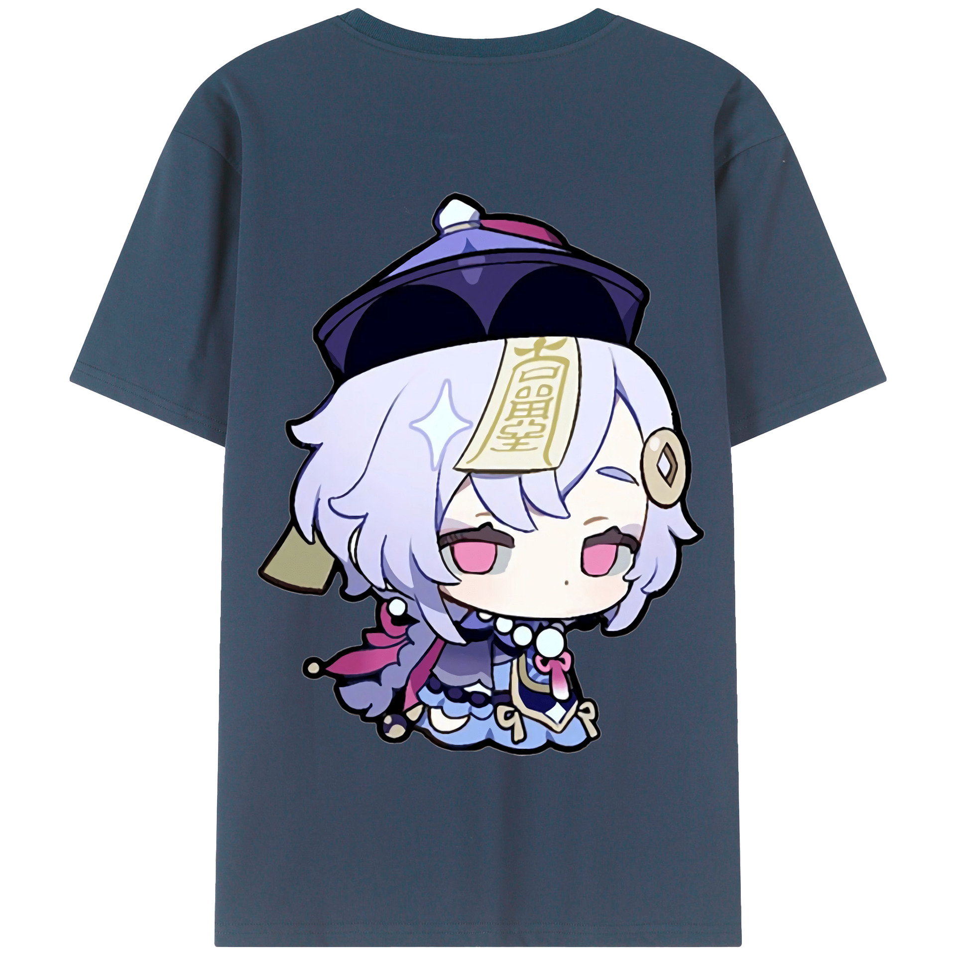 げんし神 七七 なな  genshin Nana 綿100％半袖Tシャツ（背面プリント）