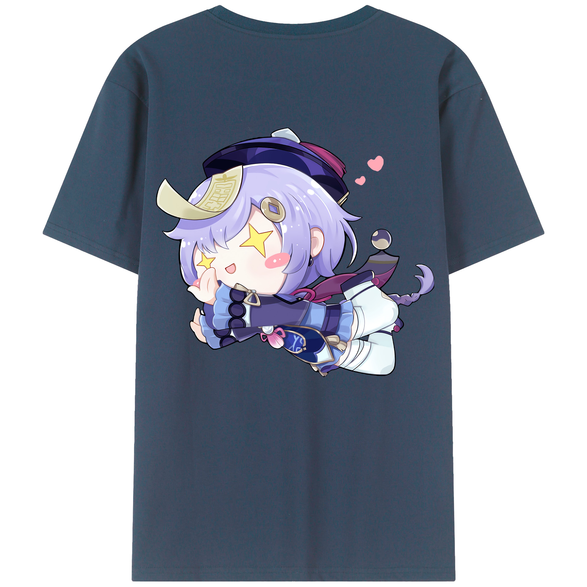 げんし神 七七 なな  genshin Nana 綿100％半袖Tシャツ（背面プリント）