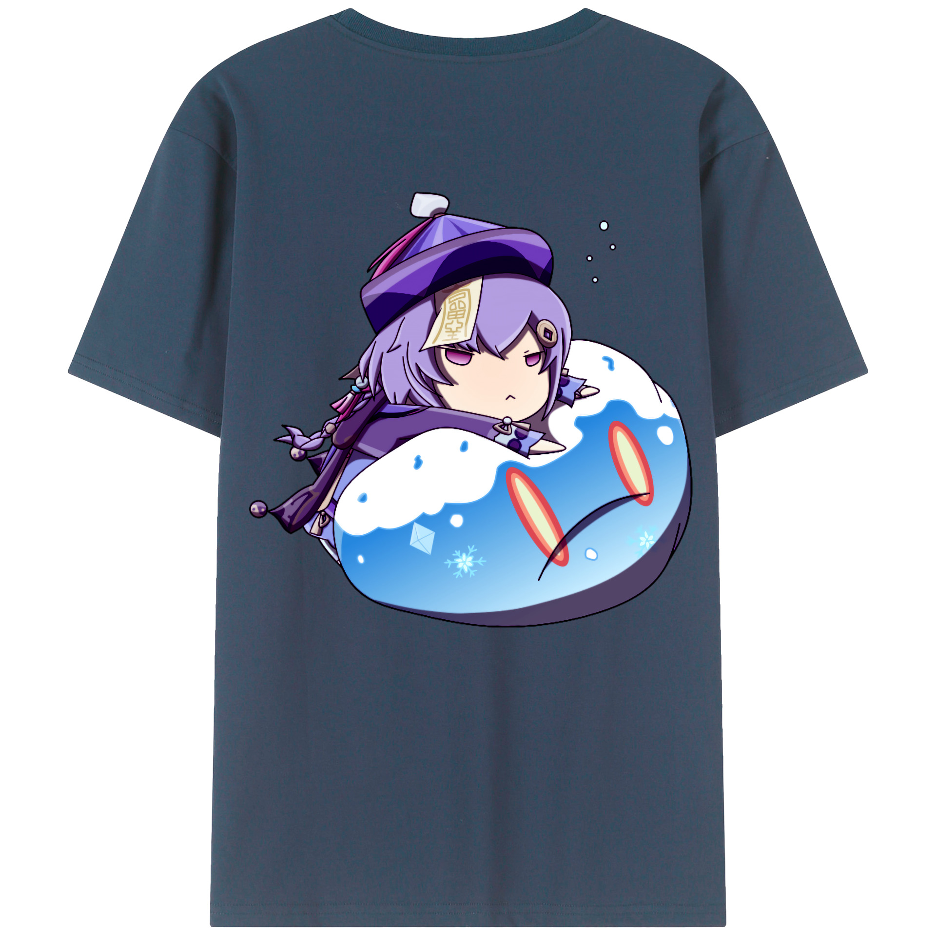 げんし神 七七 なな  genshin Nana 綿100％半袖Tシャツ（背面プリント）
