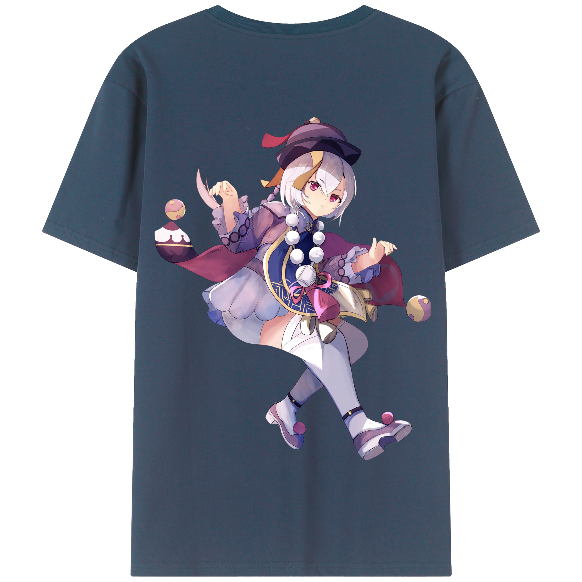 げんし神 七七 なな  genshin Nana 綿100％半袖Tシャツ（背面プリント）