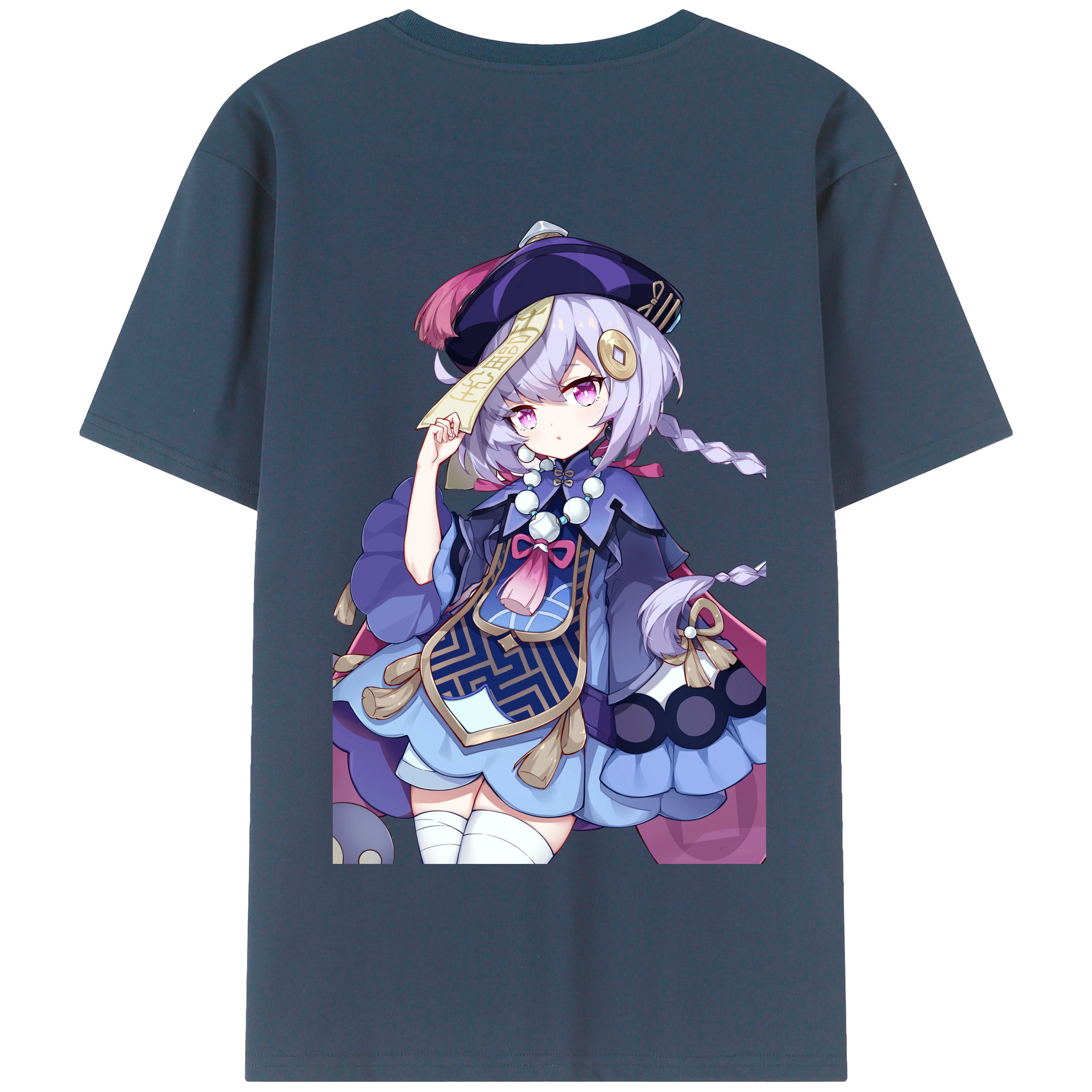 げんし神 七七 なな  genshin Nana 綿100％半袖Tシャツ（背面プリント）