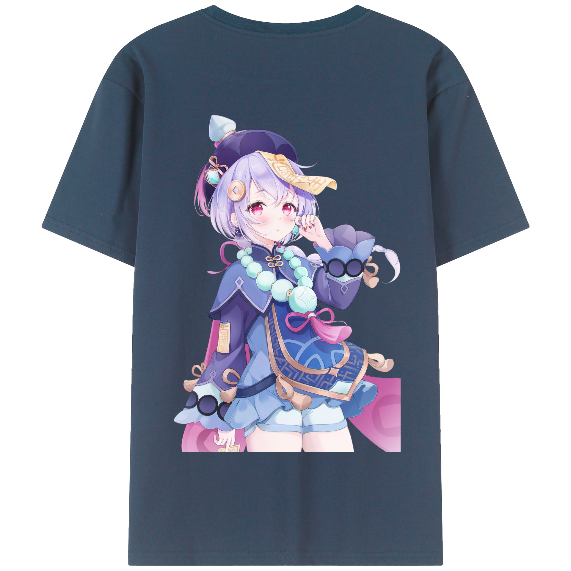 げんし神 七七 なな  genshin Nana 綿100％半袖Tシャツ（背面プリント）