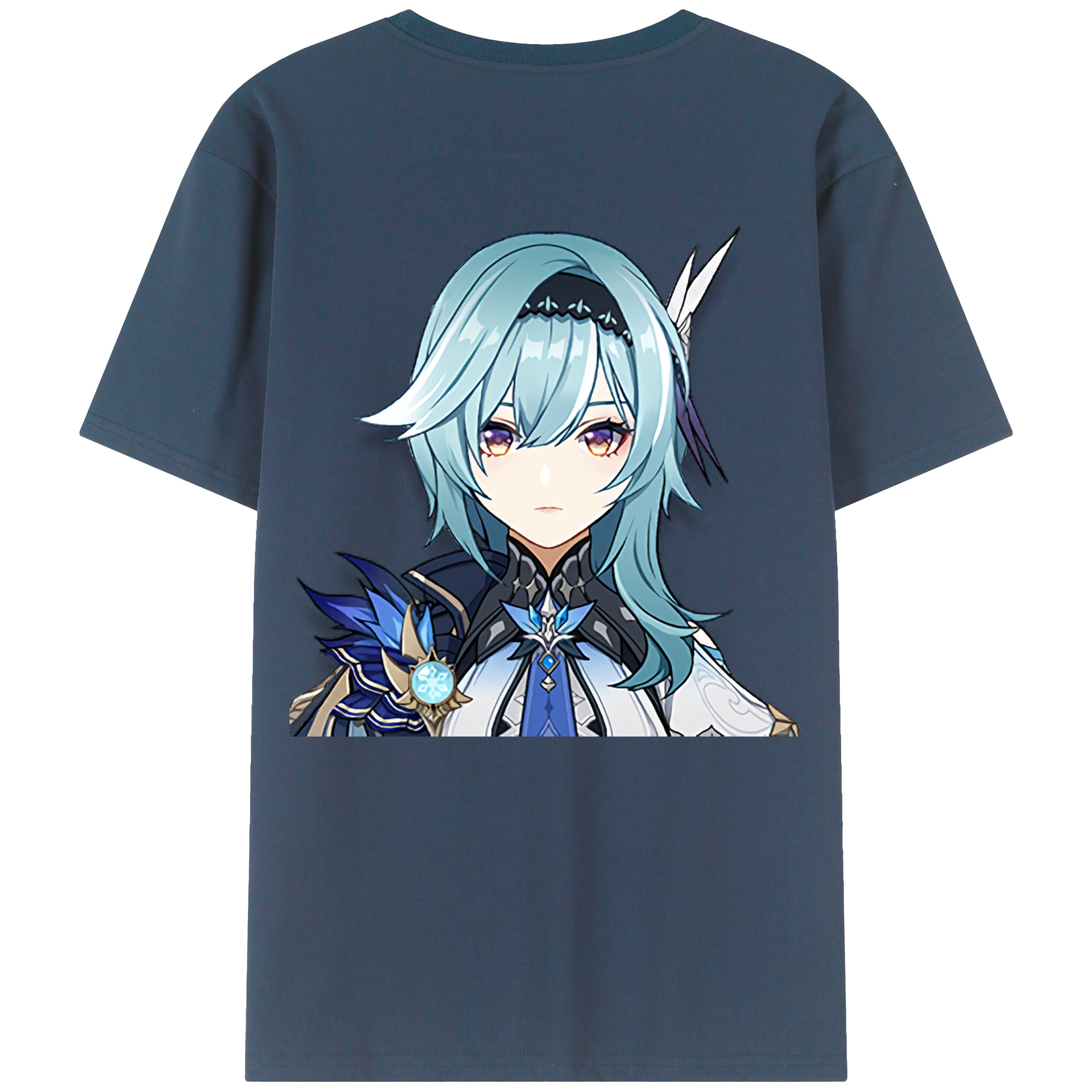 げんし神 优菈 ゆうら genshin Yūra 綿100％半袖Tシャツ（背面プリント）