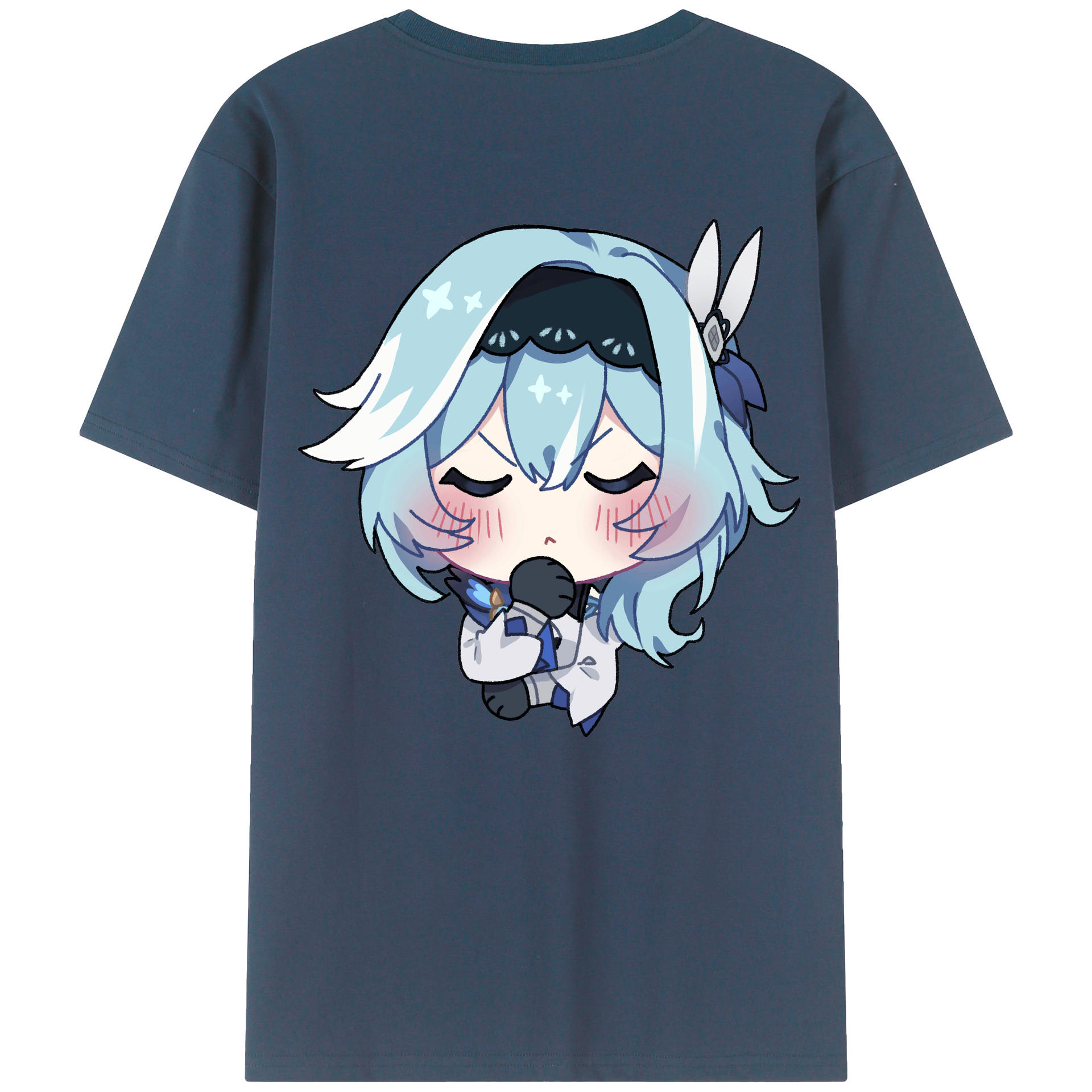 げんし神 优菈 ゆうら genshin Yūra 綿100％半袖Tシャツ（背面プリント）