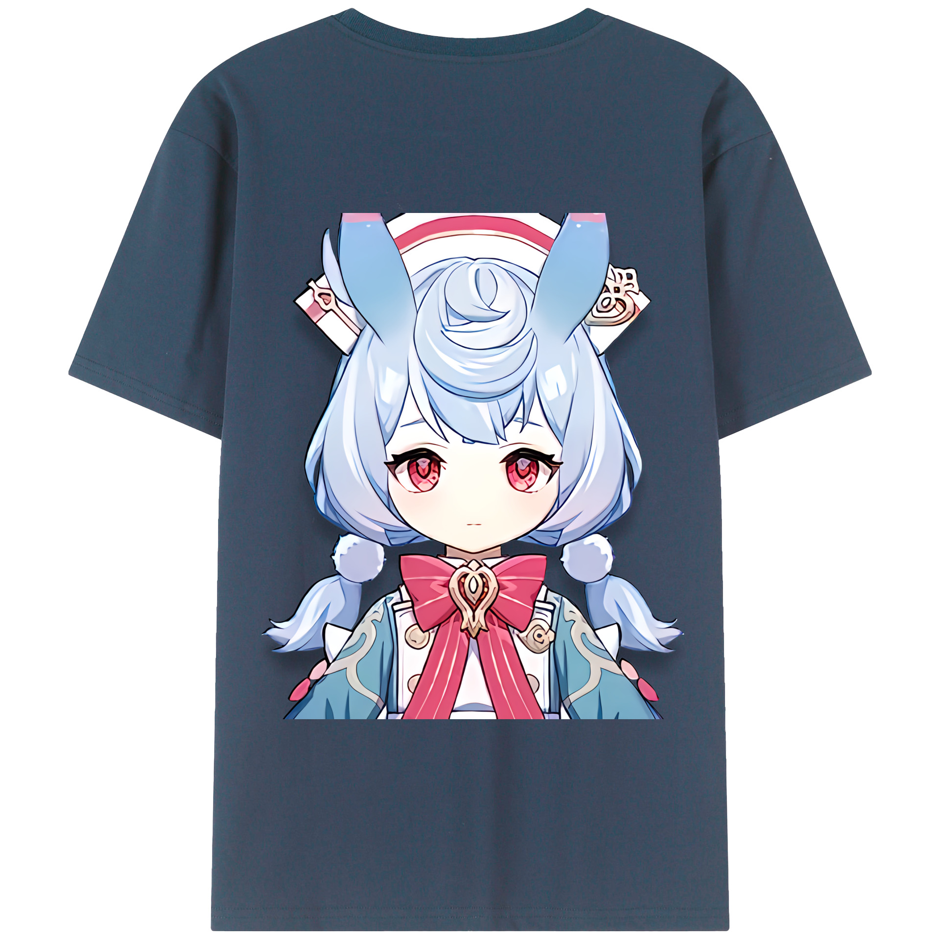 げんし神 シゲウィン genshin Shigewin 綿100％半袖Tシャツ（背面プリント）