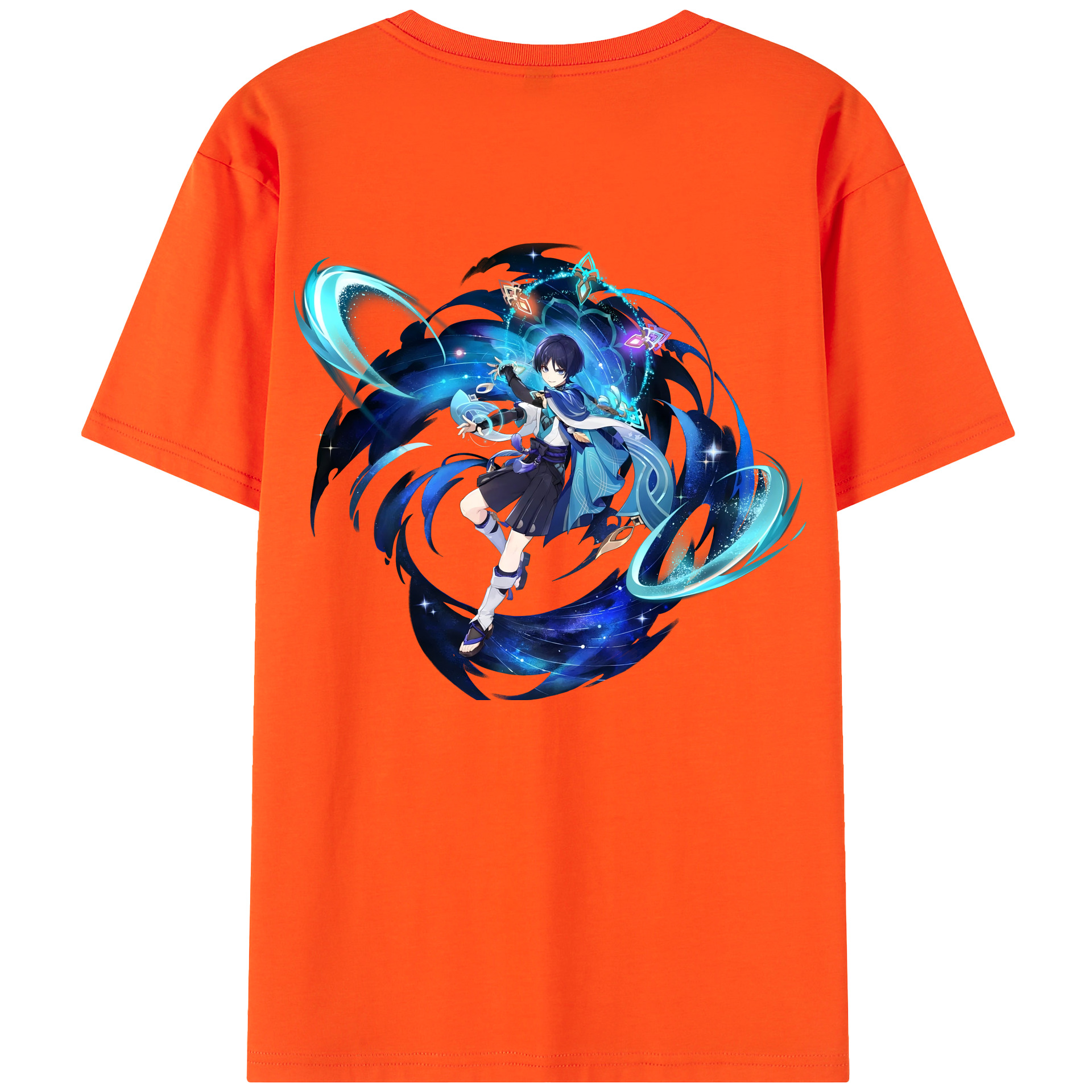 げんし神 さんペい genshin Sanpei 綿100％半袖Tシャツ（背面プリント）