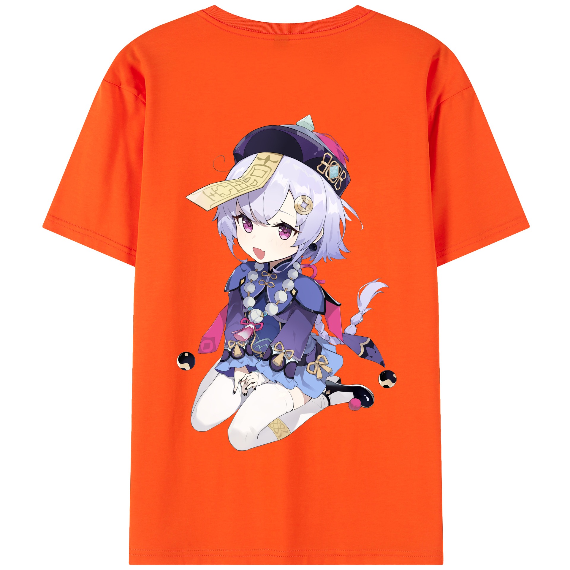 げんし神 七七 なな  genshin Nana 綿100％半袖Tシャツ（背面プリント）