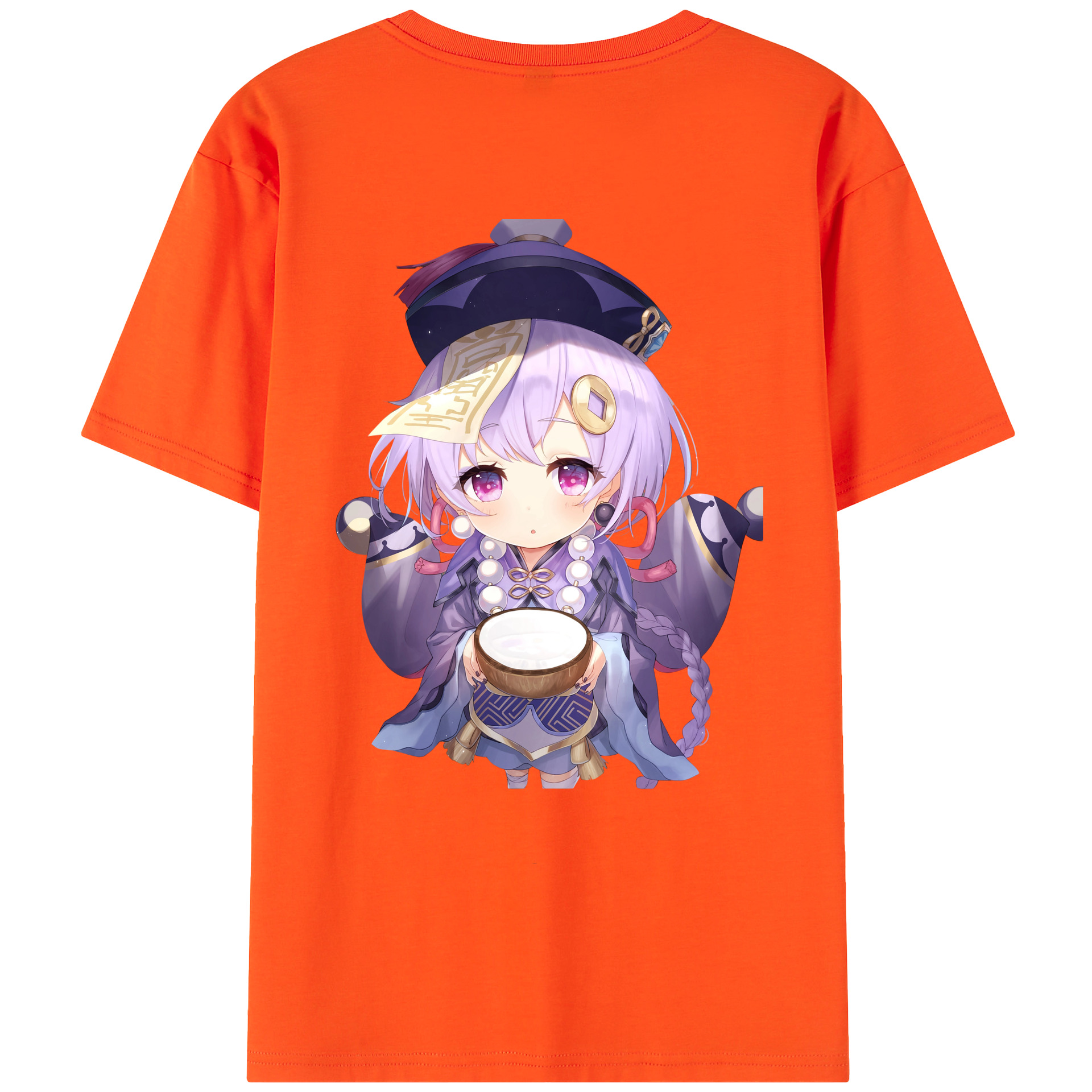 げんし神 七七 なな  genshin Nana 綿100％半袖Tシャツ（背面プリント）