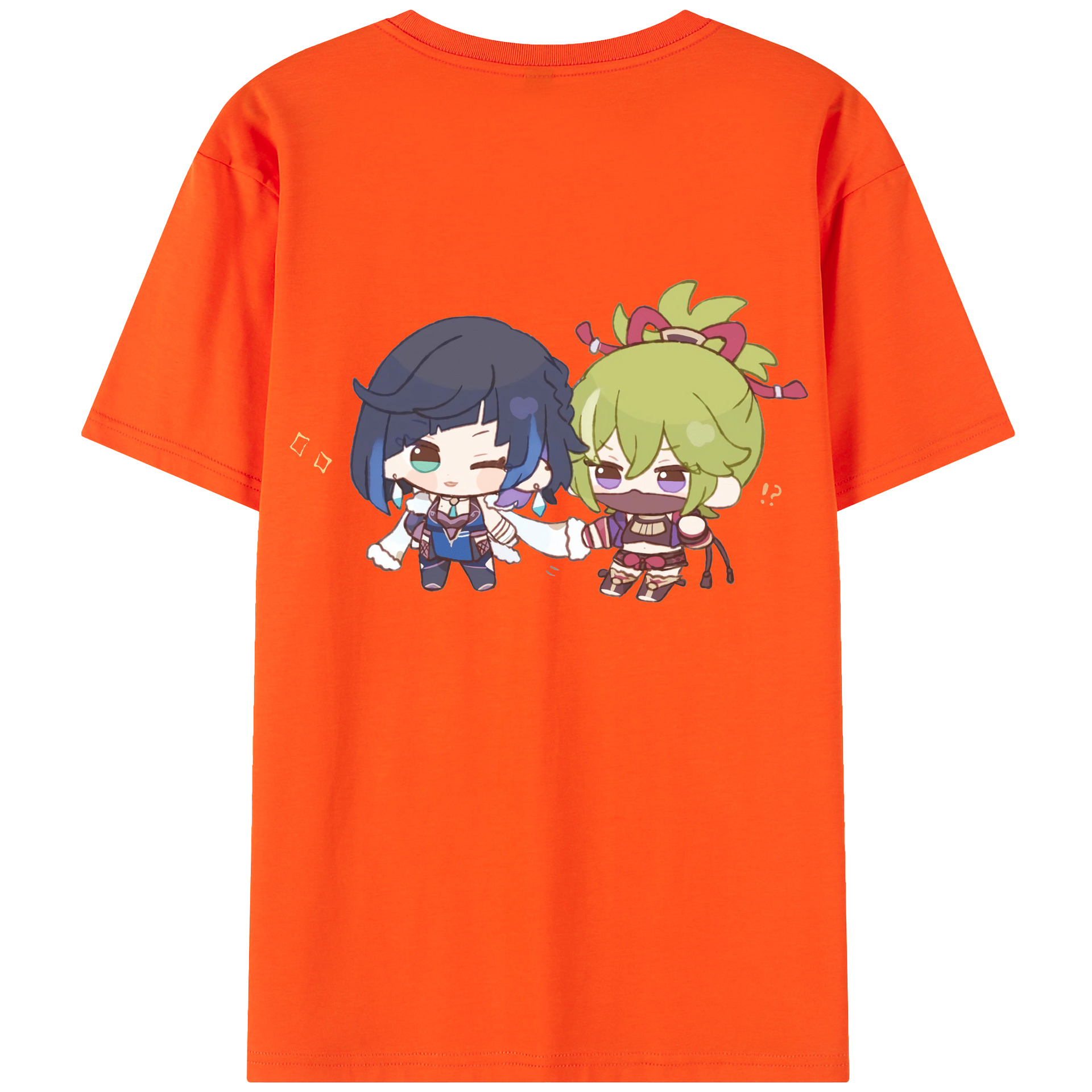 げんし神  久岐忍 くき しのぶ genshin Kuki Shinobu 綿100％半袖Tシャツ（背面プリント）