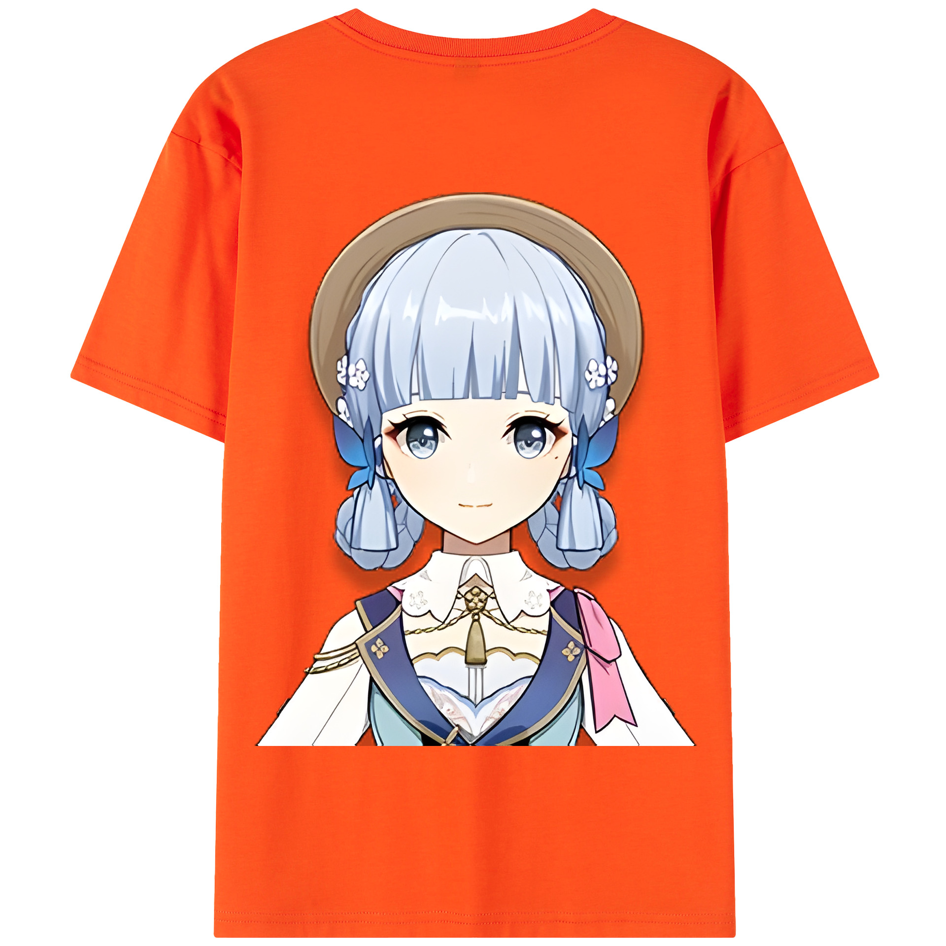 げんし神 神里綾華 神宮寺レン genshin Kamimiya Ren 綿100％半袖Tシャツ（背面プリント）