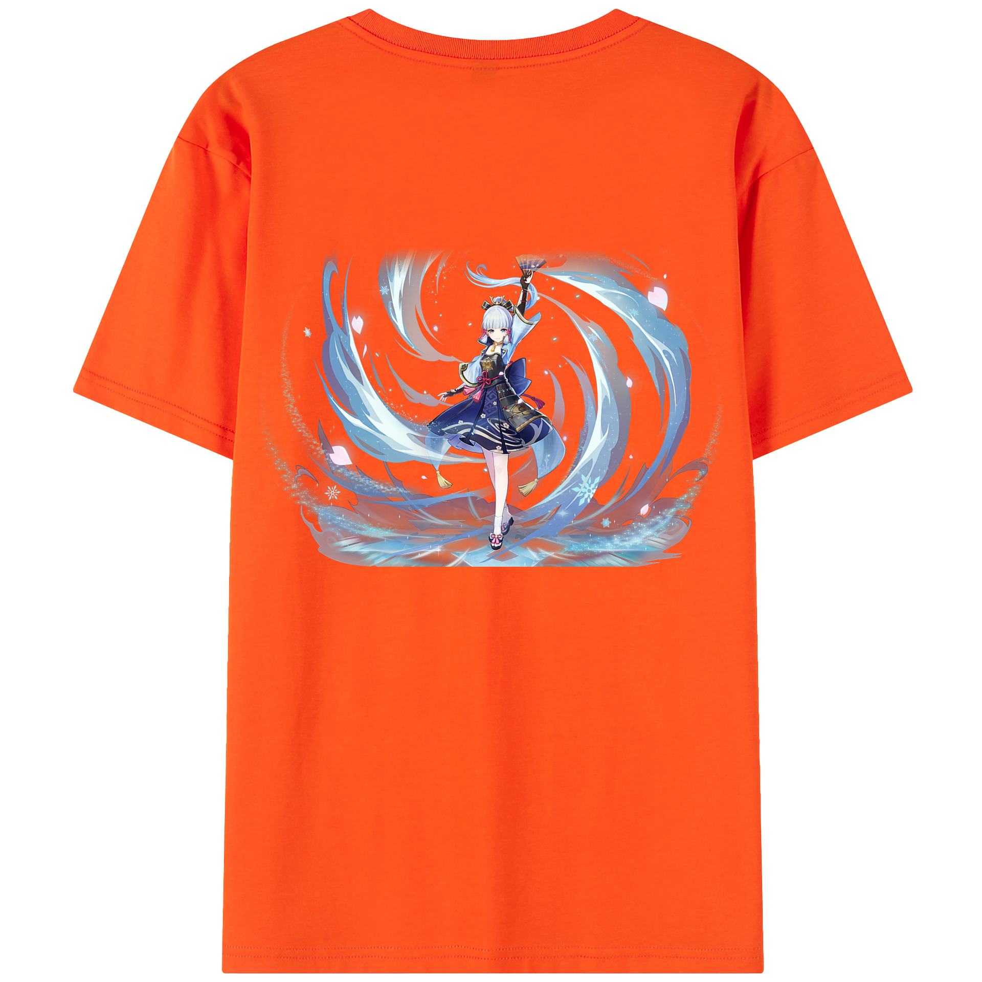 げんし神 神里綾華 神宮寺レン genshin Kamimiya Ren 綿100％半袖Tシャツ（背面プリント）