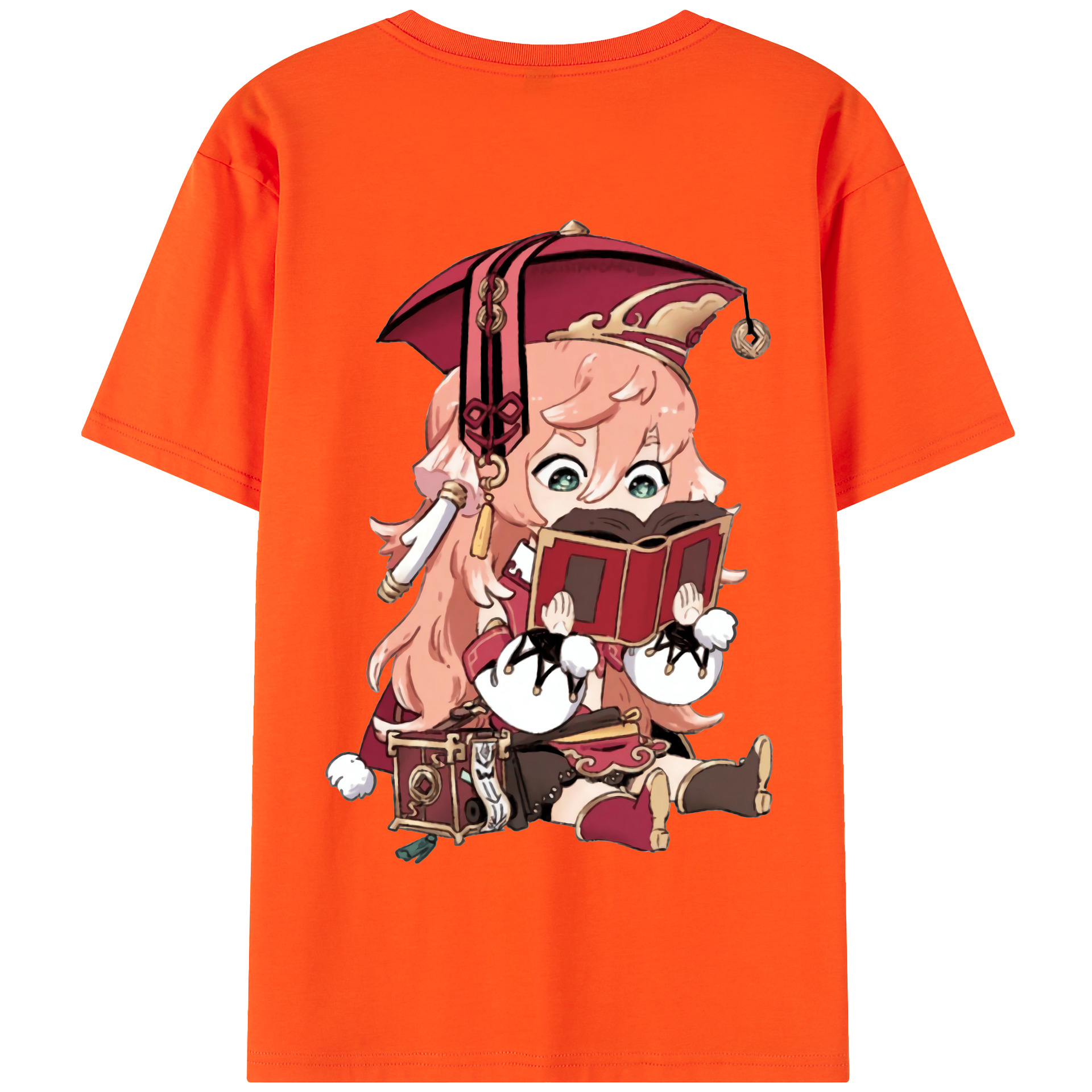 げんし神 ヤンフェイ genshin Yanfei 綿100％半袖Tシャツ（背面プリント）