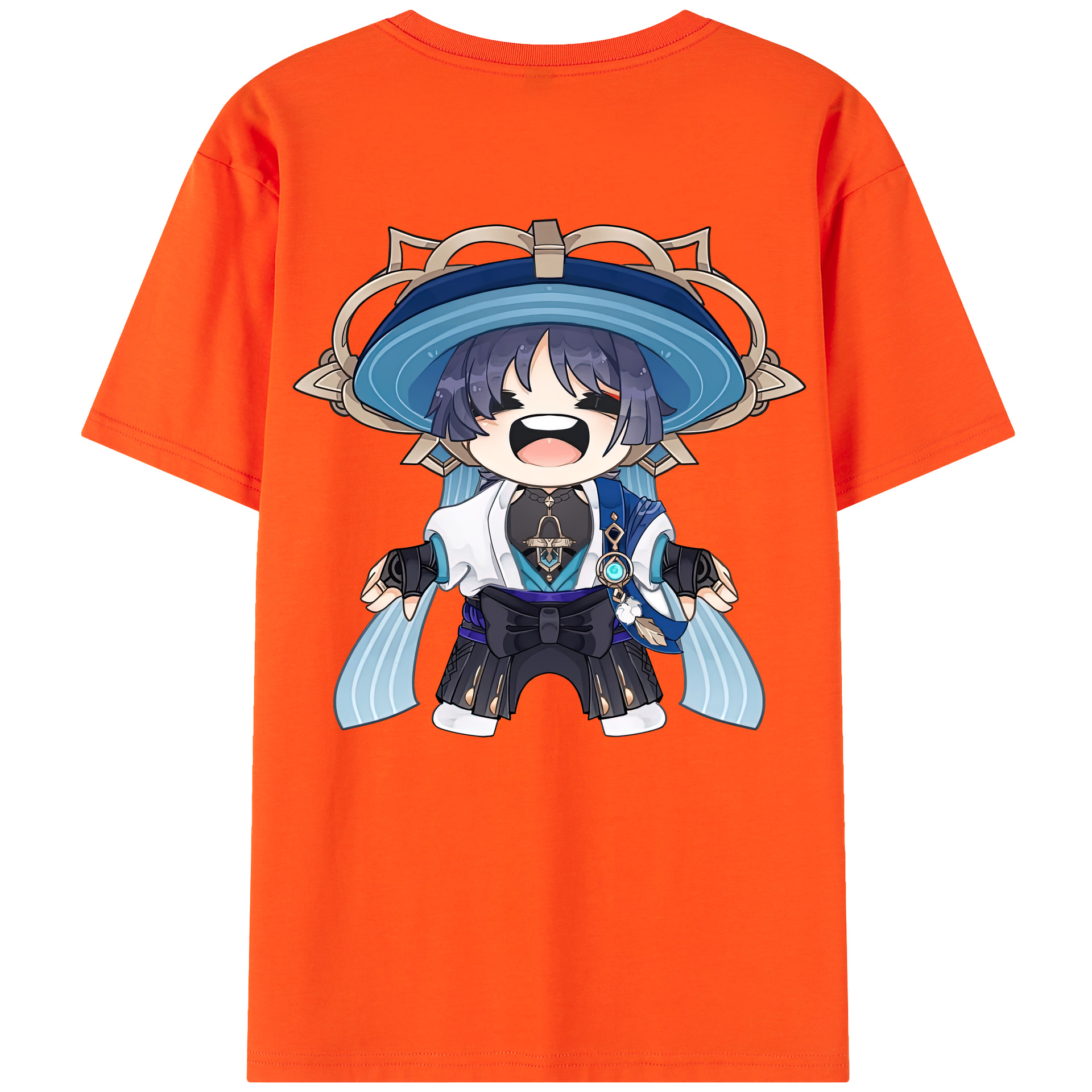 げんし神 さんペい genshin Sanpei 綿100％半袖Tシャツ（背面プリント）