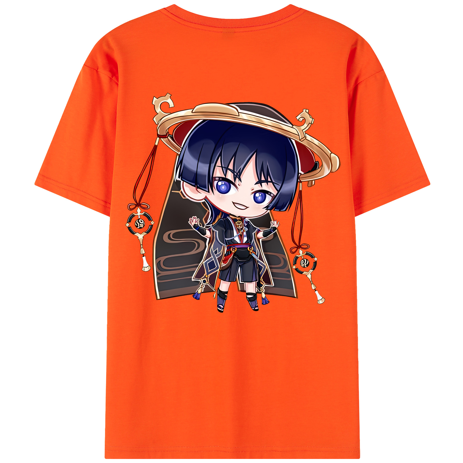 げんし神 さんペい genshin Sanpei 綿100％半袖Tシャツ（背面プリント）