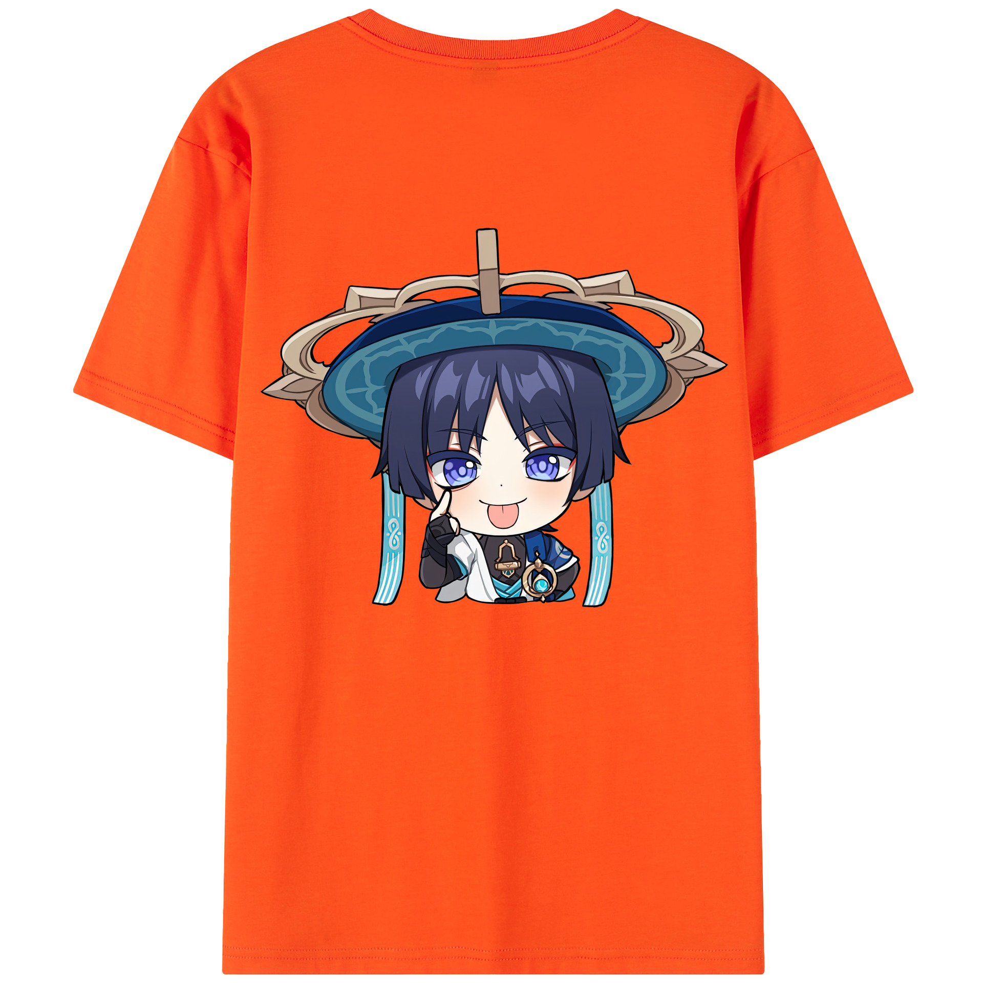 げんし神 さんペい genshin Sanpei 綿100％半袖Tシャツ（背面プリント）