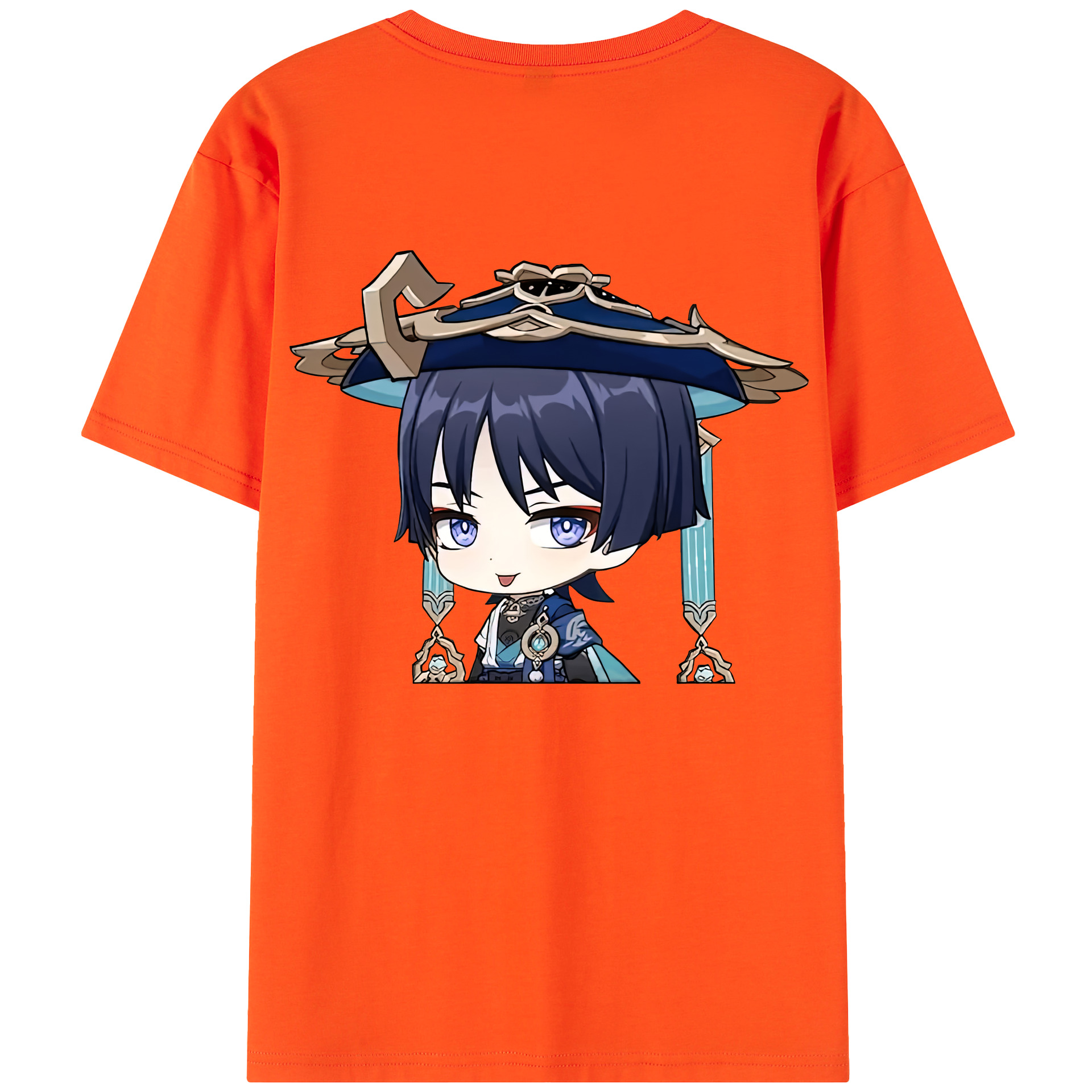 げんし神 さんペい genshin Sanpei 綿100％半袖Tシャツ（背面プリント）