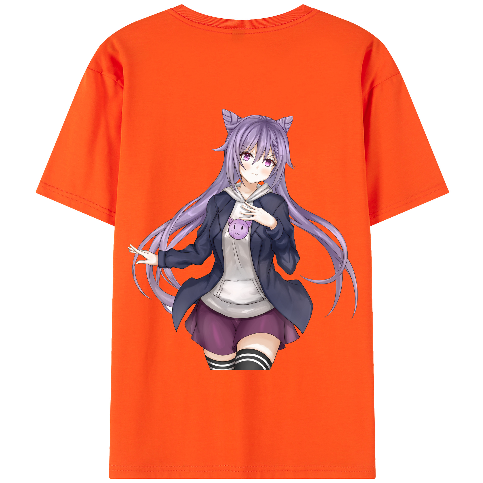 げんし神 刻晴 こくせい genshin Kokusei 綿100％半袖Tシャツ（背面プリント）