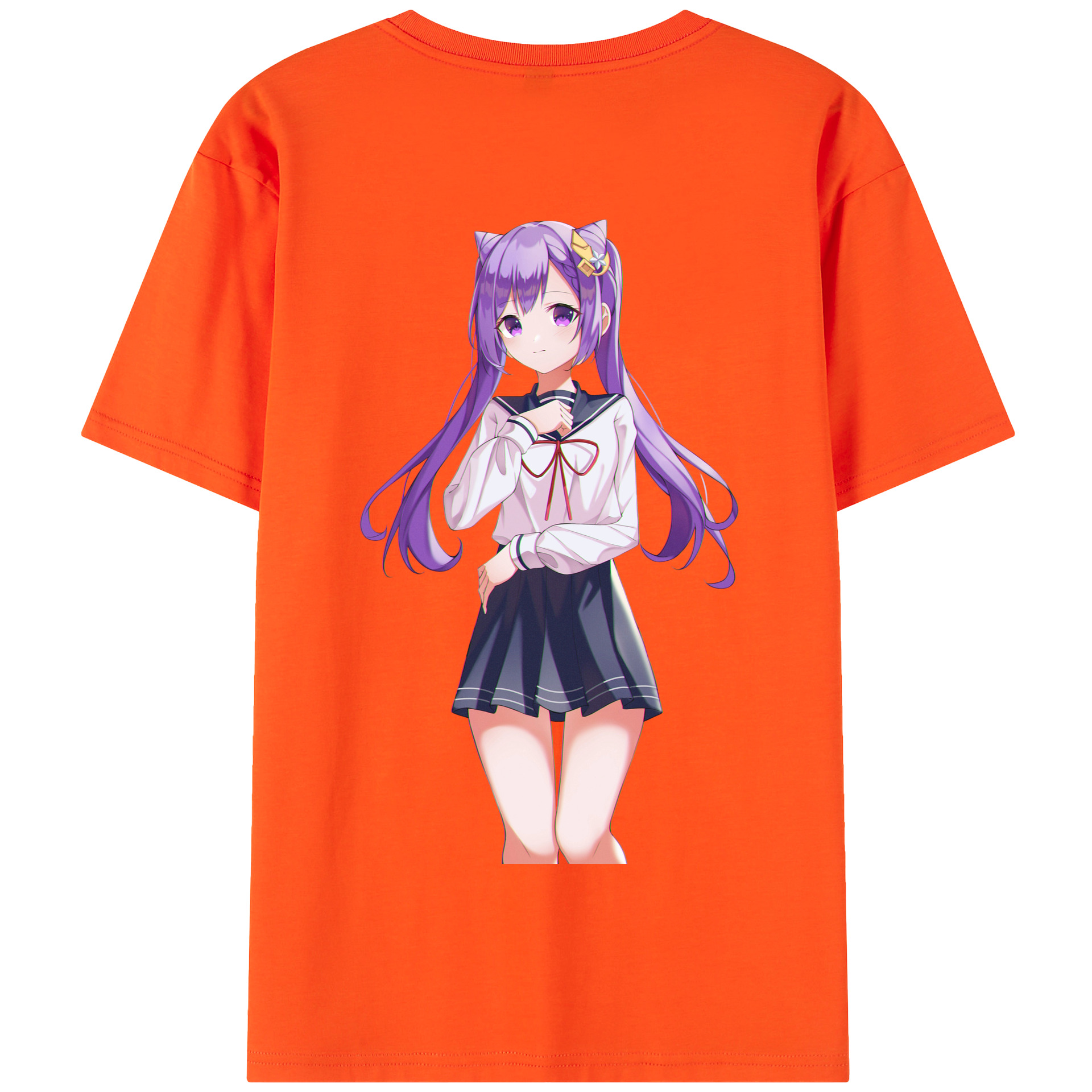 げんし神 刻晴 こくせい genshin Kokusei 綿100％半袖Tシャツ（背面プリント）