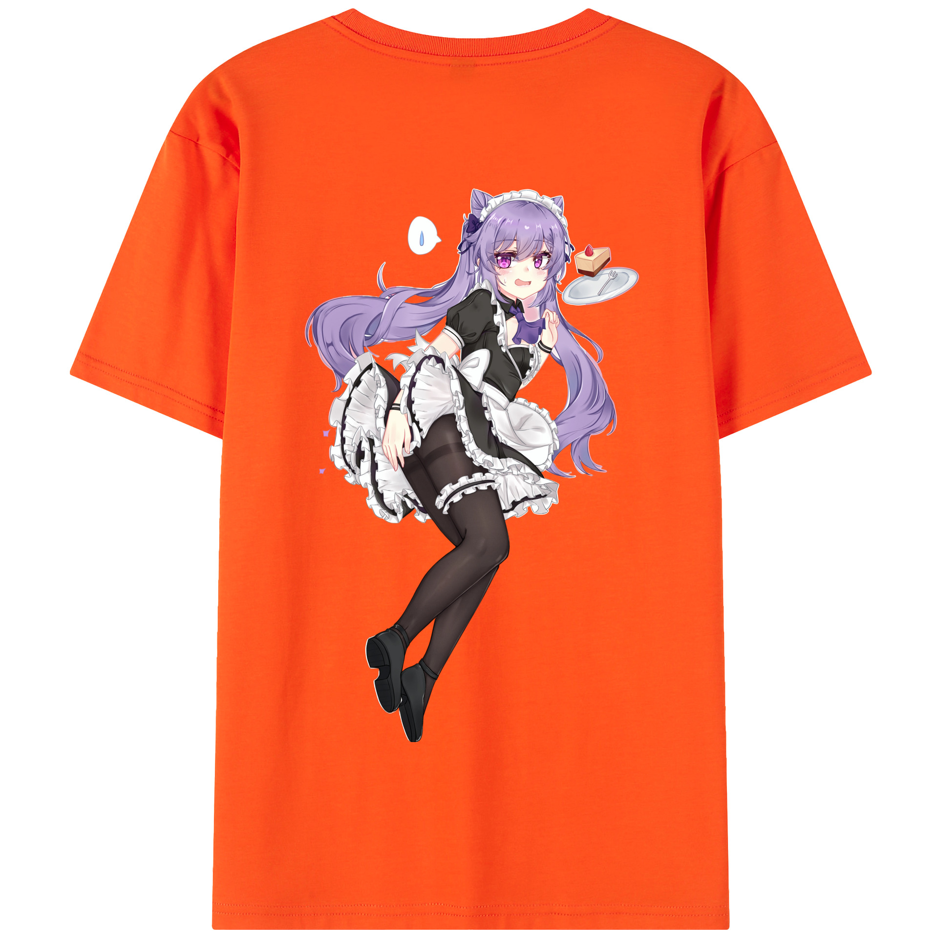 げんし神 刻晴 こくせい genshin Kokusei 綿100％半袖Tシャツ（背面プリント）