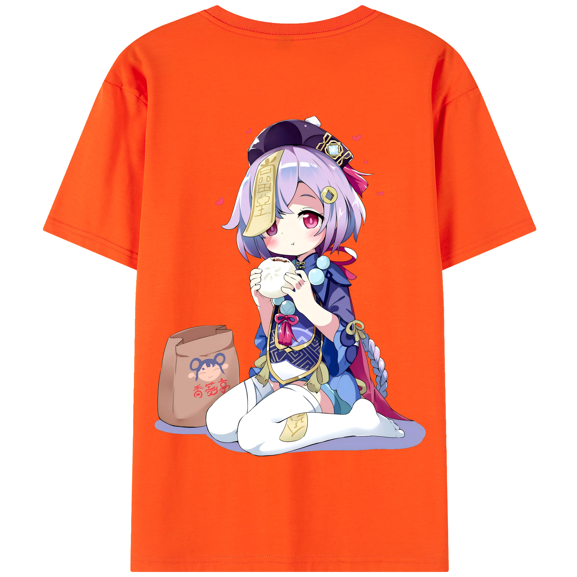 げんし神 七七 なな  genshin Nana 綿100％半袖Tシャツ（背面プリント）