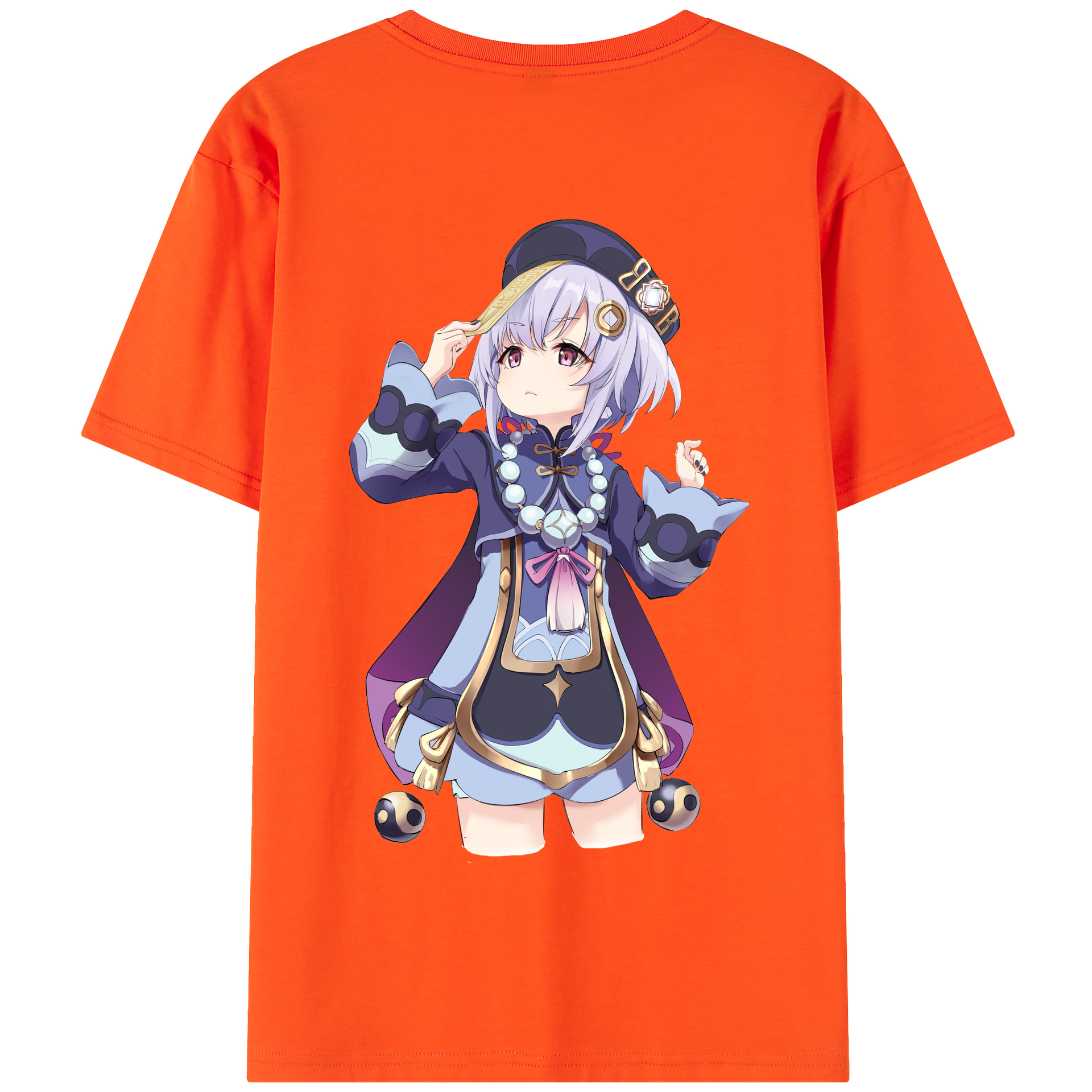 げんし神 七七 なな  genshin Nana 綿100％半袖Tシャツ（背面プリント）