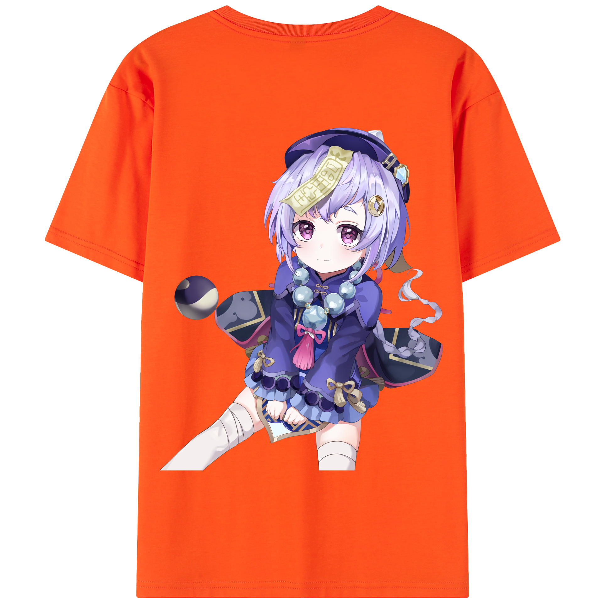 げんし神 七七 なな  genshin Nana 綿100％半袖Tシャツ（背面プリント）