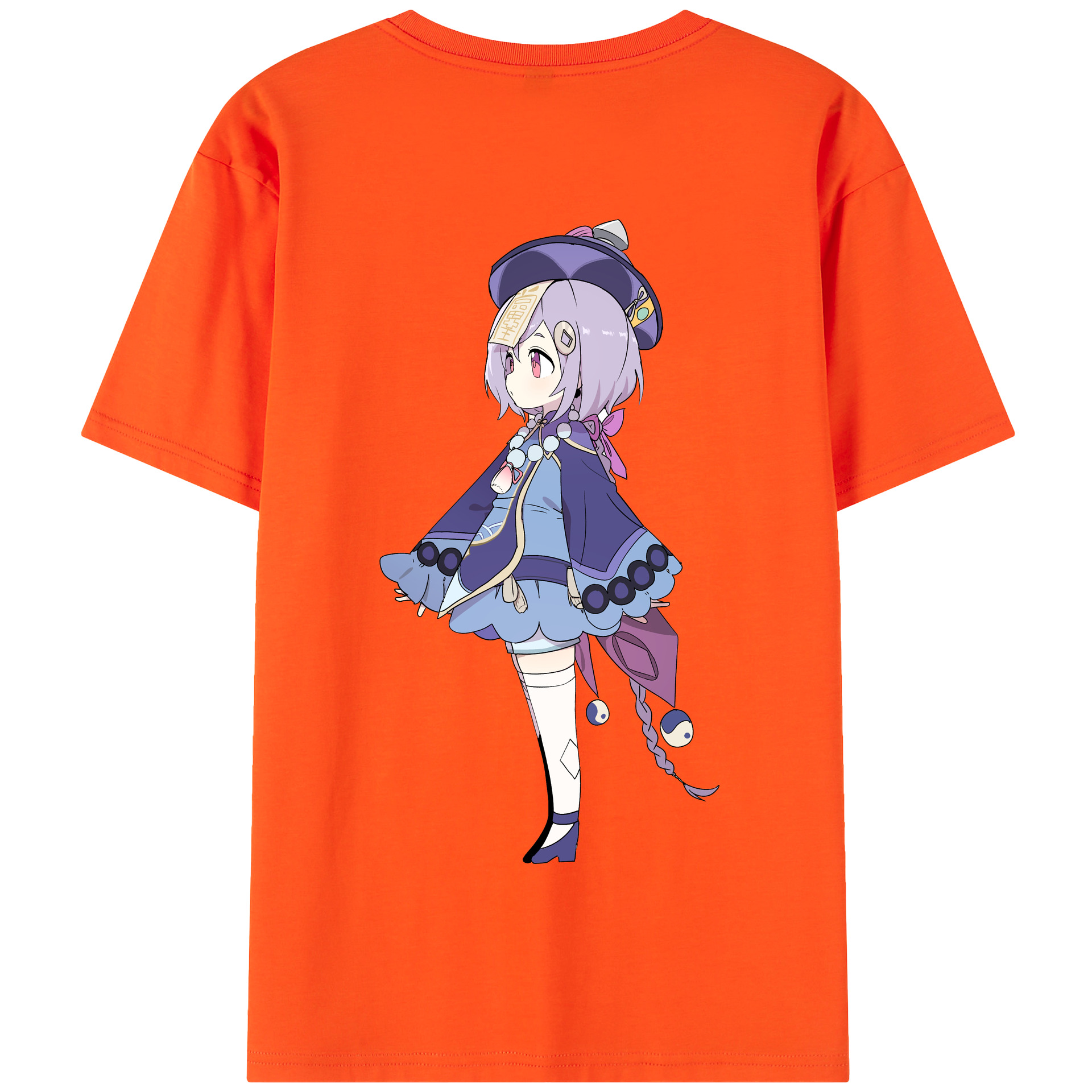 げんし神 七七 なな  genshin Nana 綿100％半袖Tシャツ（背面プリント）