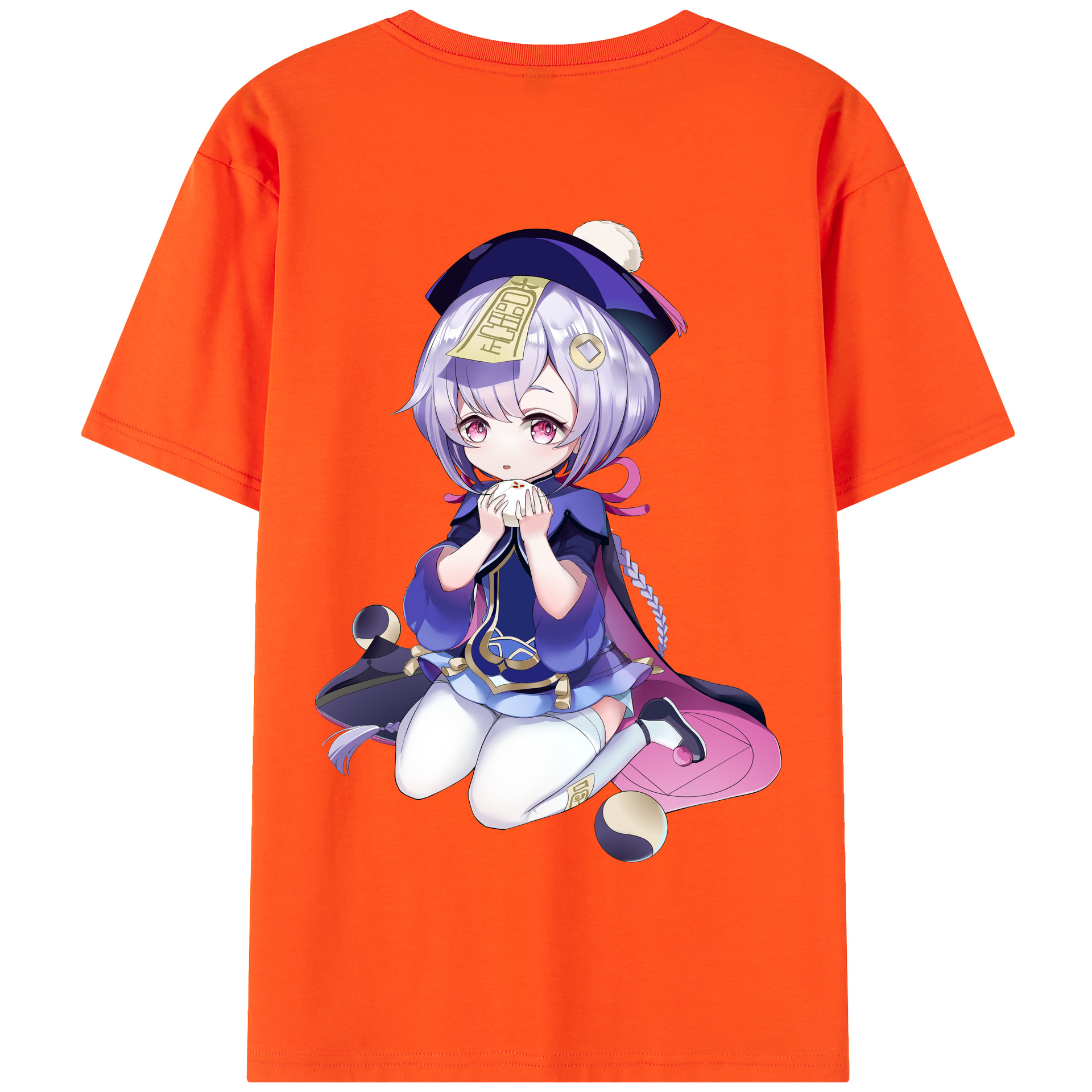 げんし神 七七 なな  genshin Nana 綿100％半袖Tシャツ（背面プリント）