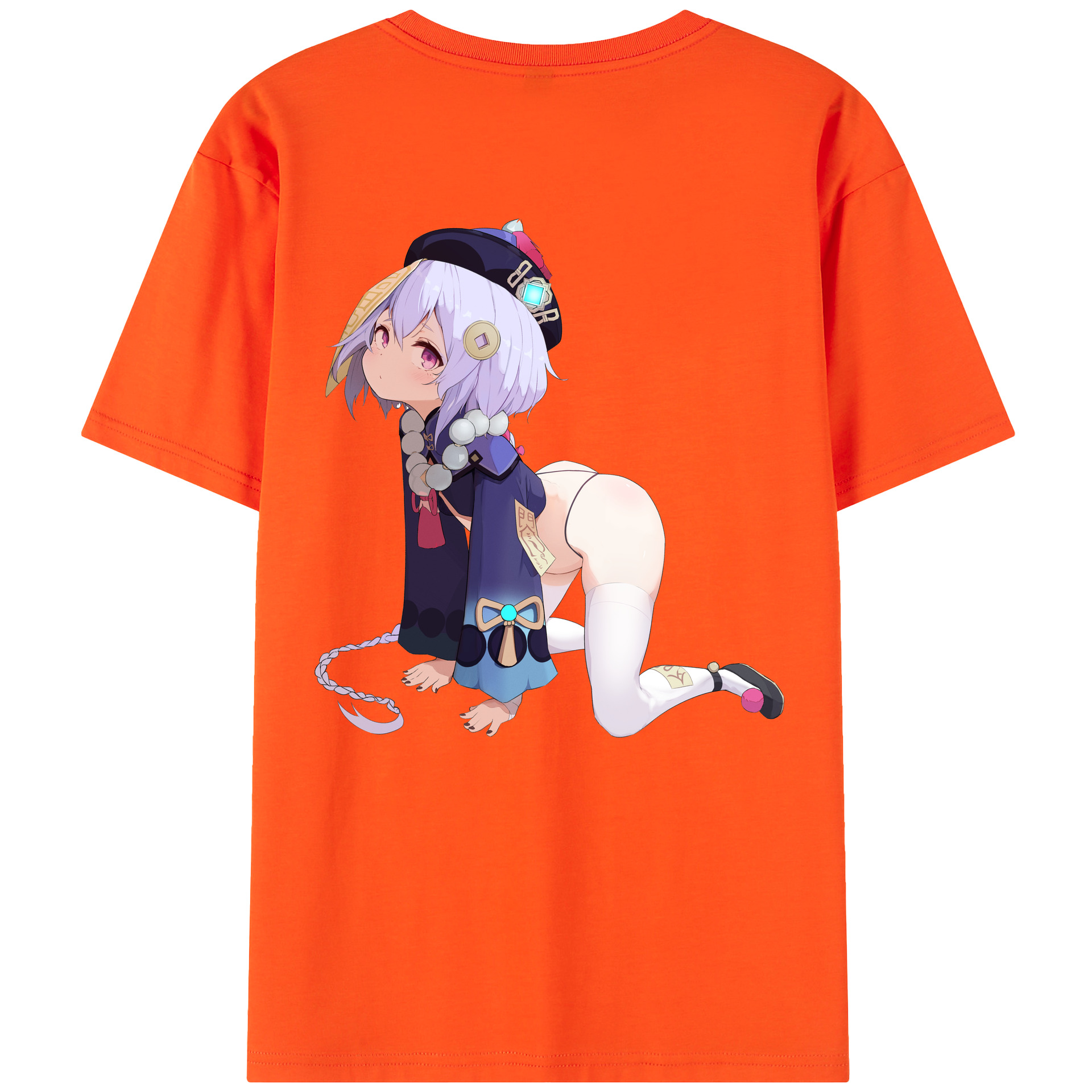 げんし神 七七 なな  genshin Nana 綿100％半袖Tシャツ（背面プリント）