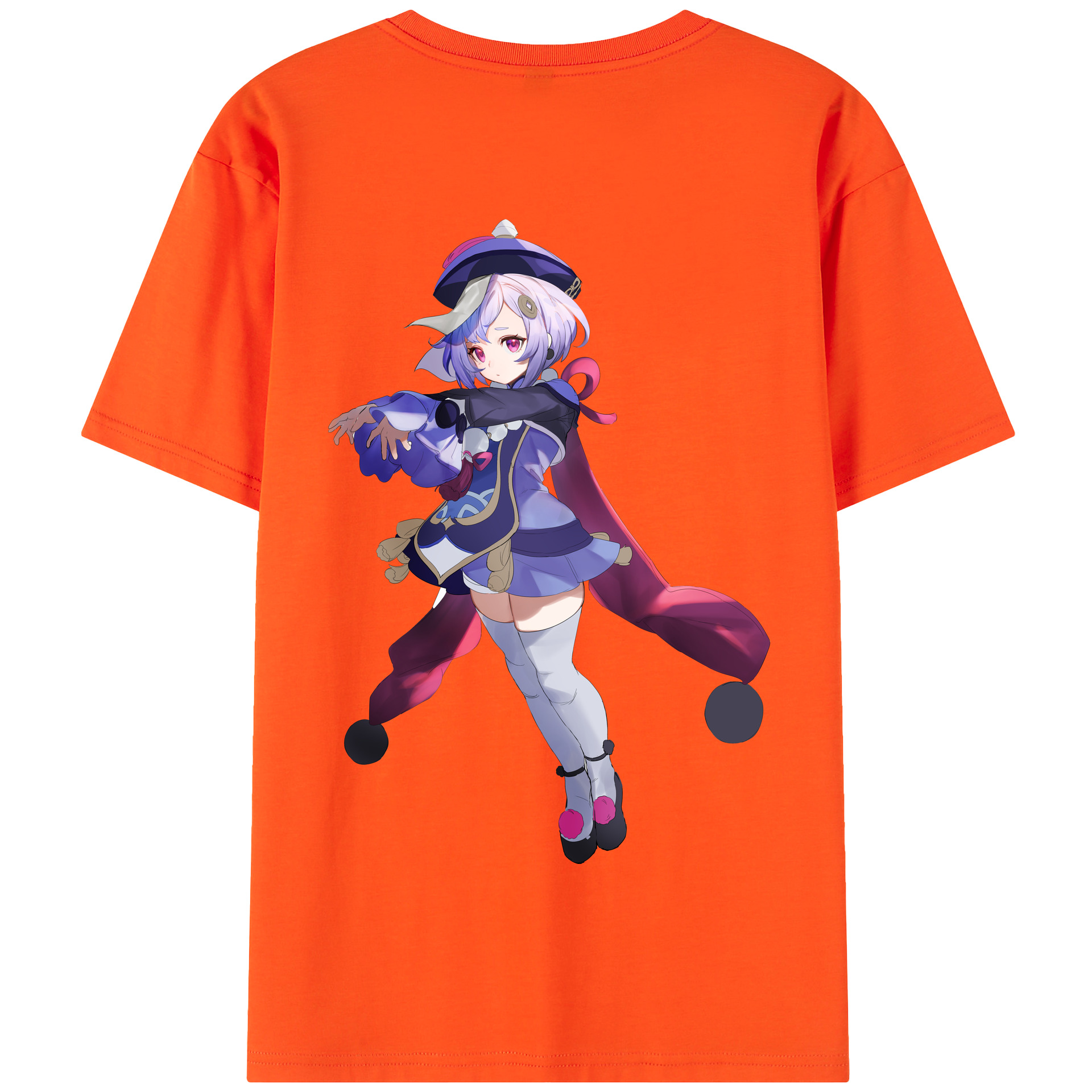げんし神 七七 なな  genshin Nana 綿100％半袖Tシャツ（背面プリント）