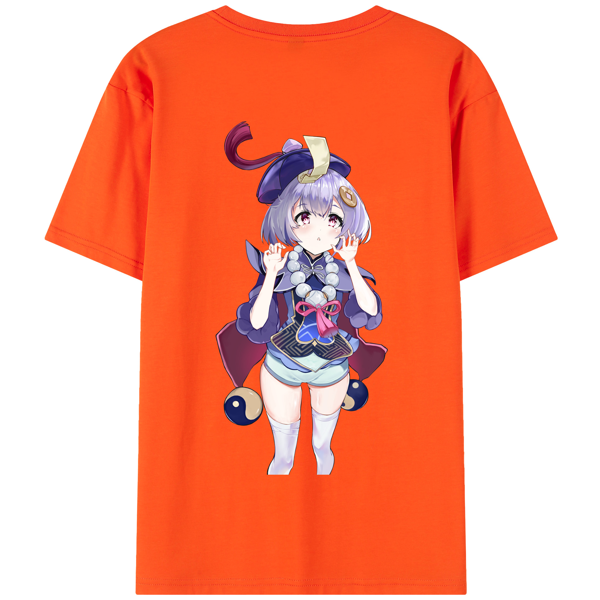 げんし神 七七 なな  genshin Nana 綿100％半袖Tシャツ（背面プリント）