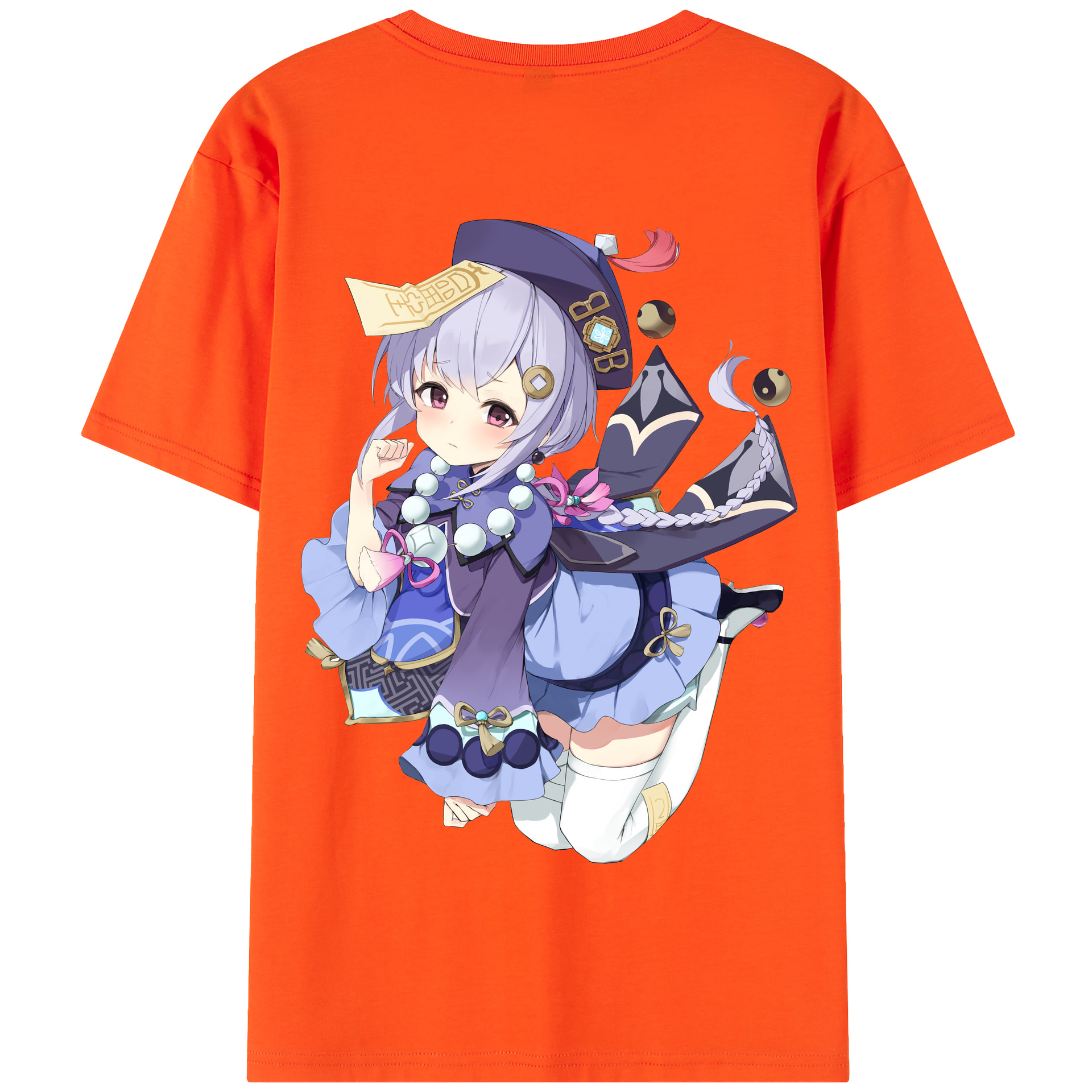 げんし神 七七 なな  genshin Nana 綿100％半袖Tシャツ（背面プリント）