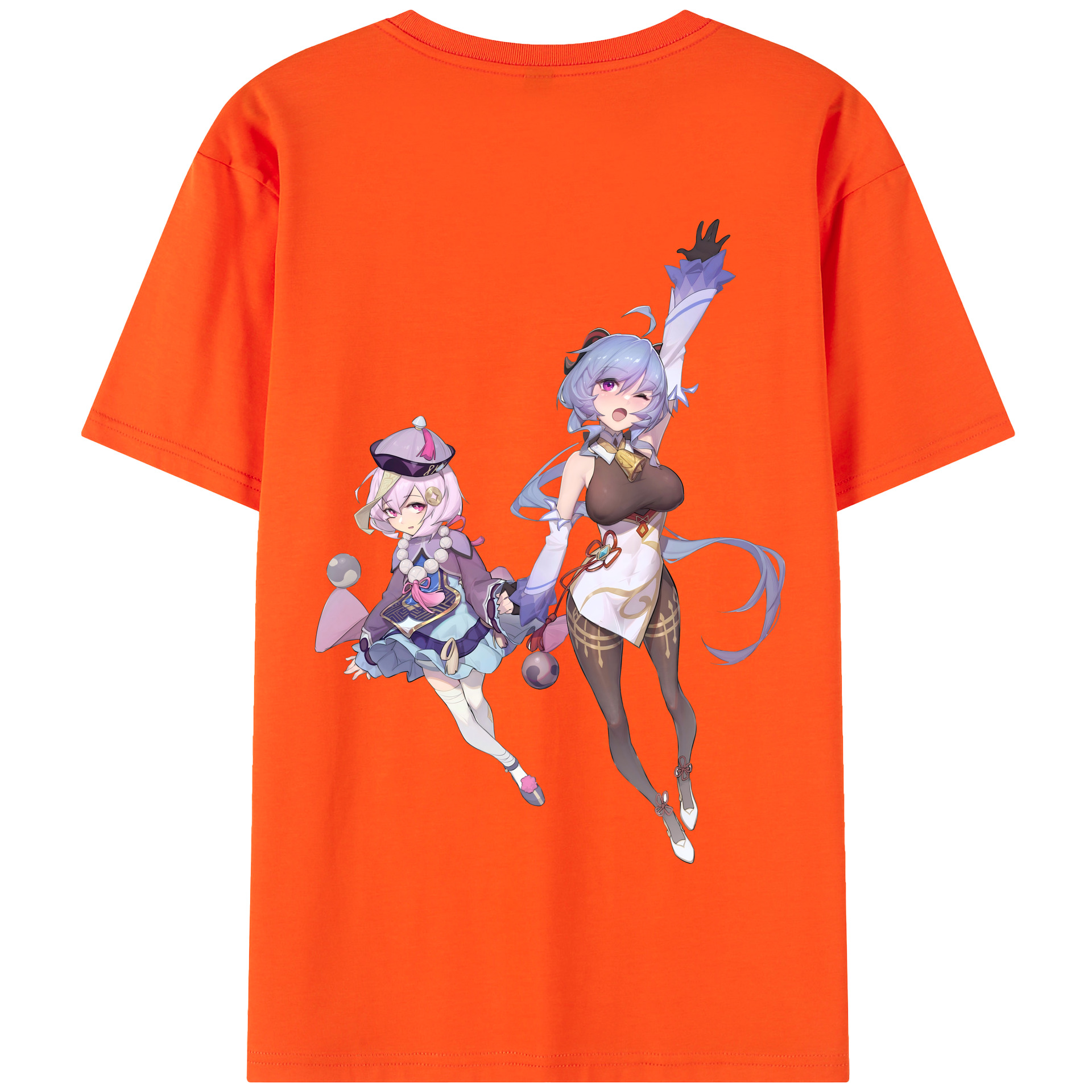 げんし神 七七 なな  genshin Nana 綿100％半袖Tシャツ（背面プリント）