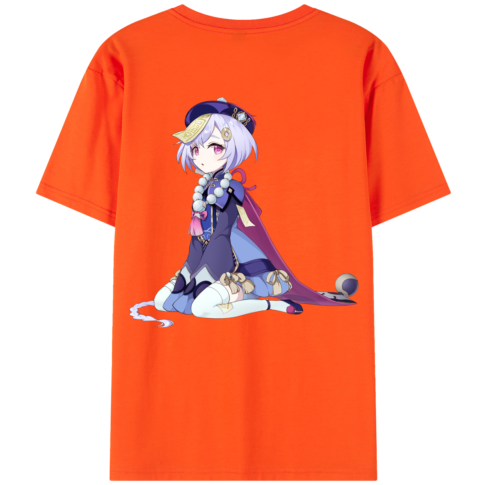 げんし神 七七 なな  genshin Nana 綿100％半袖Tシャツ（背面プリント）
