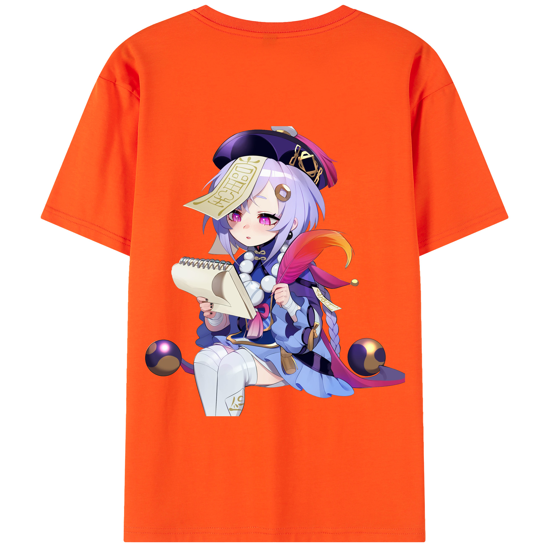 げんし神 七七 なな  genshin Nana 綿100％半袖Tシャツ（背面プリント）