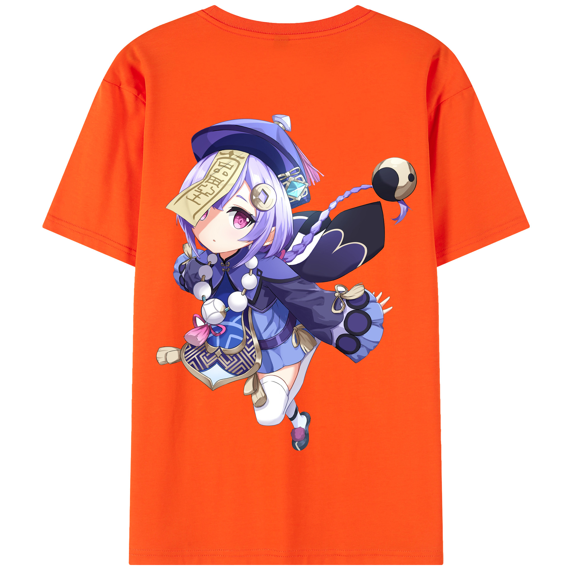 げんし神 七七 なな  genshin Nana 綿100％半袖Tシャツ（背面プリント）
