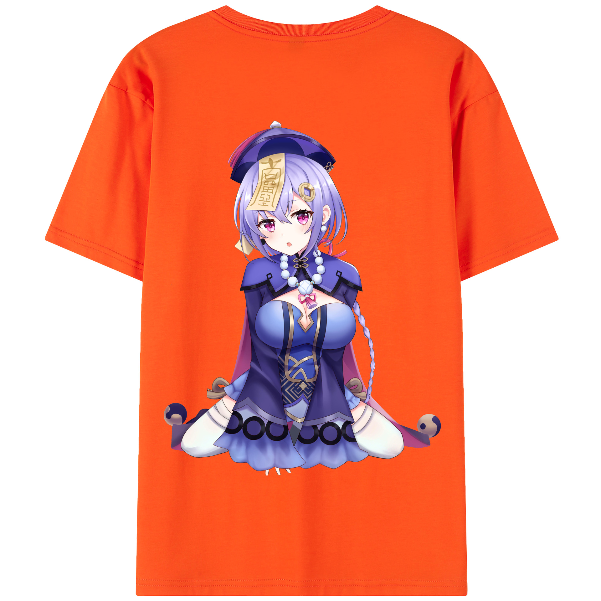 げんし神 七七 なな  genshin Nana 綿100％半袖Tシャツ（背面プリント）
