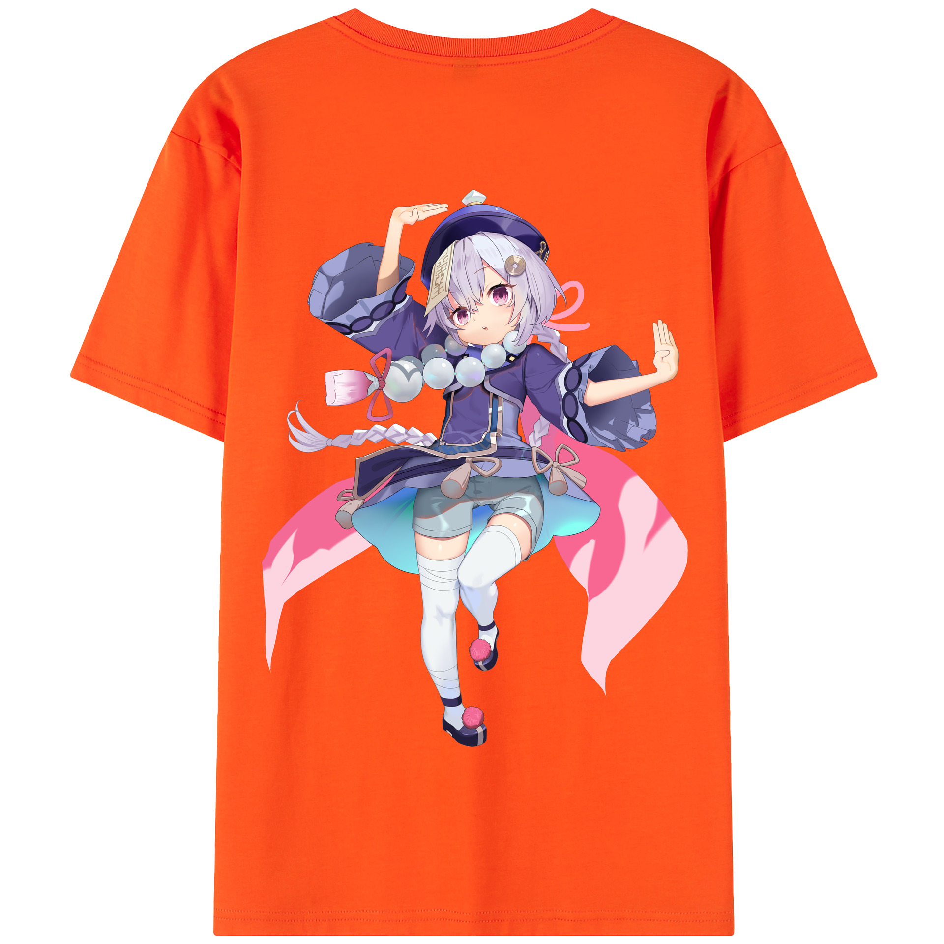 げんし神 七七 なな  genshin Nana 綿100％半袖Tシャツ（背面プリント）