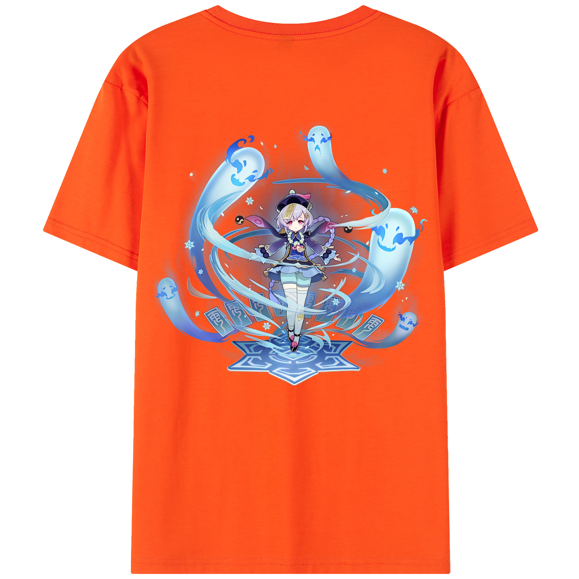 げんし神 七七 なな  genshin Nana 綿100％半袖Tシャツ（背面プリント）