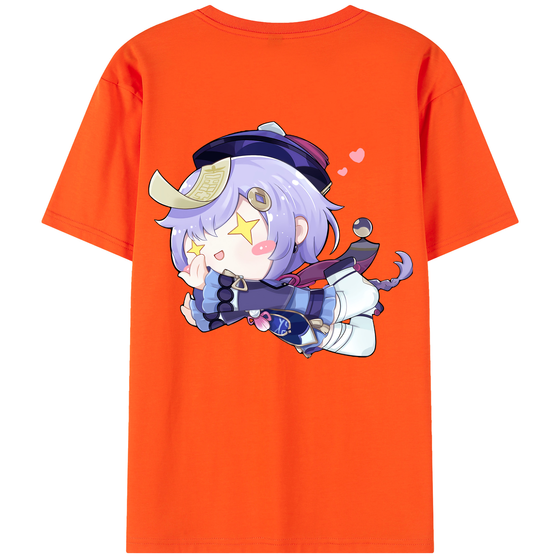 げんし神 七七 なな  genshin Nana 綿100％半袖Tシャツ（背面プリント）