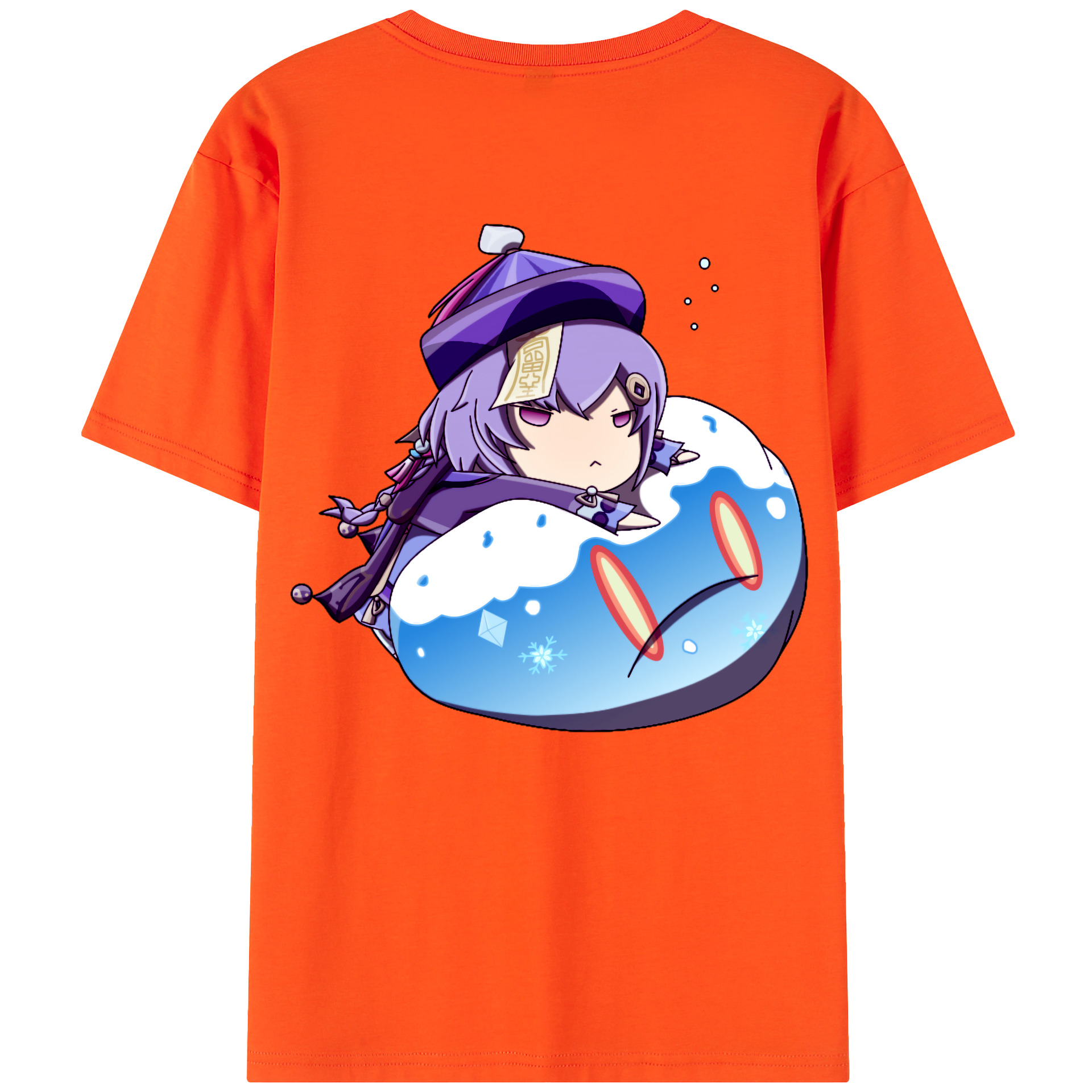 げんし神 七七 なな  genshin Nana 綿100％半袖Tシャツ（背面プリント）