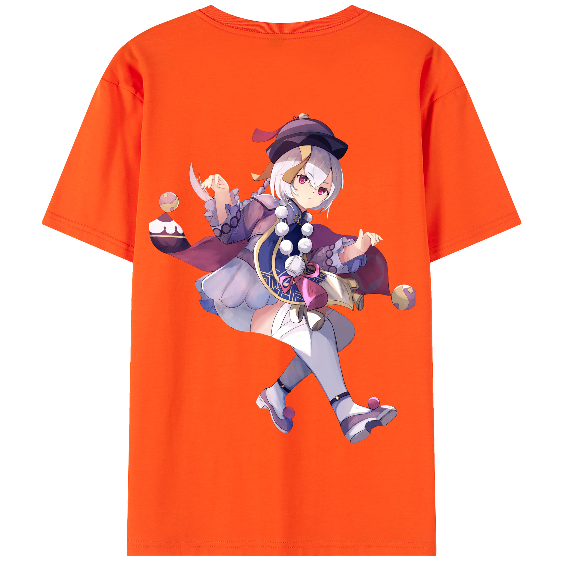 げんし神 七七 なな  genshin Nana 綿100％半袖Tシャツ（背面プリント）
