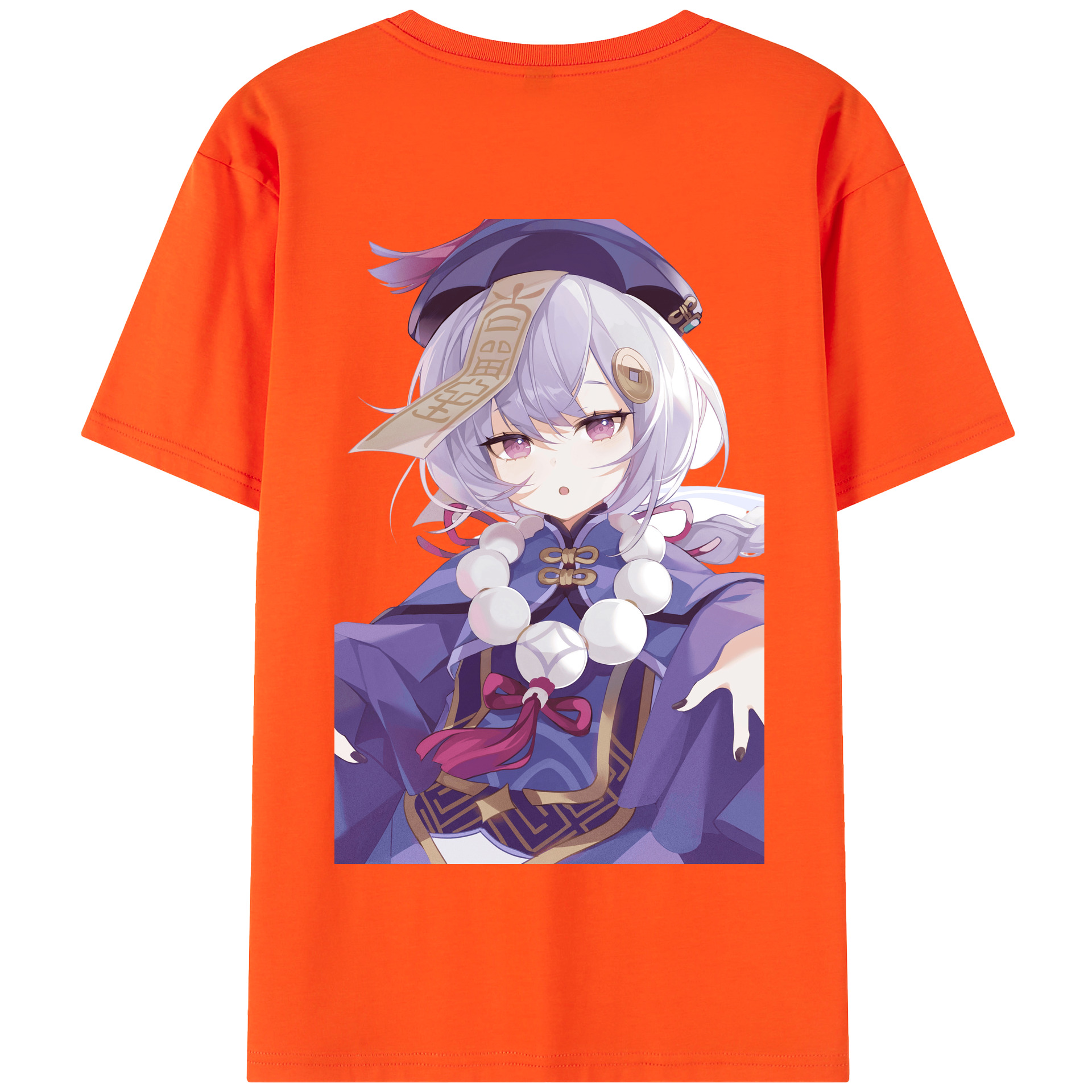 げんし神 七七 なな  genshin Nana 綿100％半袖Tシャツ（背面プリント）