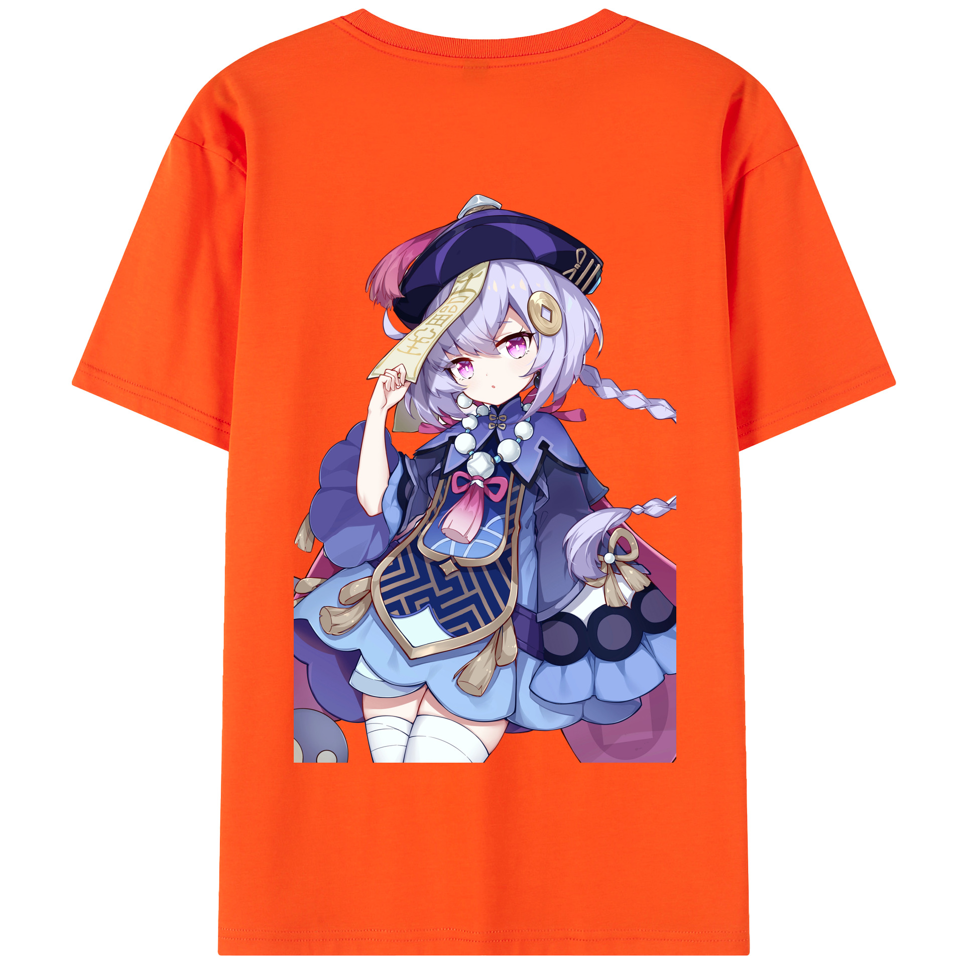 げんし神 七七 なな  genshin Nana 綿100％半袖Tシャツ（背面プリント）