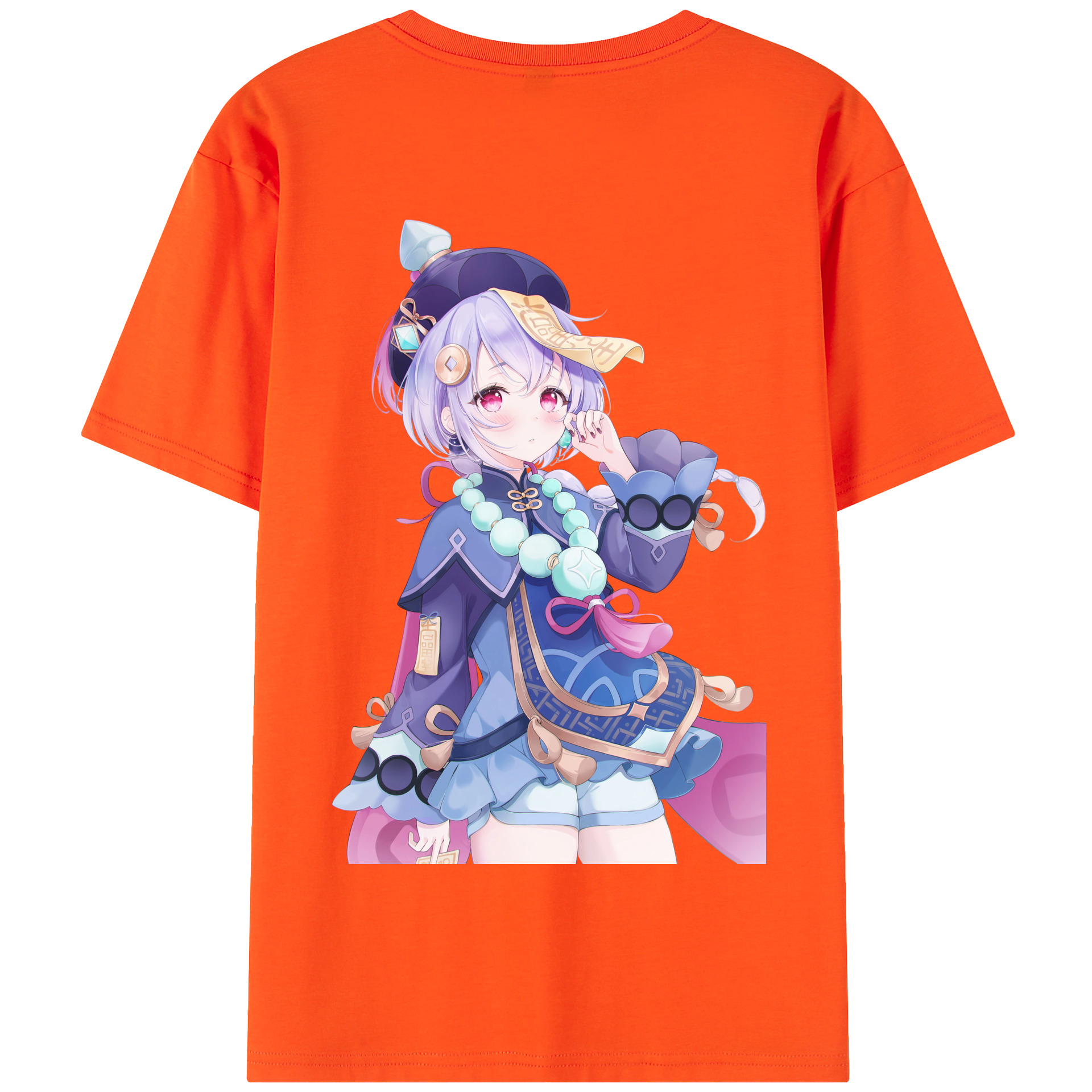 げんし神 七七 なな  genshin Nana 綿100％半袖Tシャツ（背面プリント）