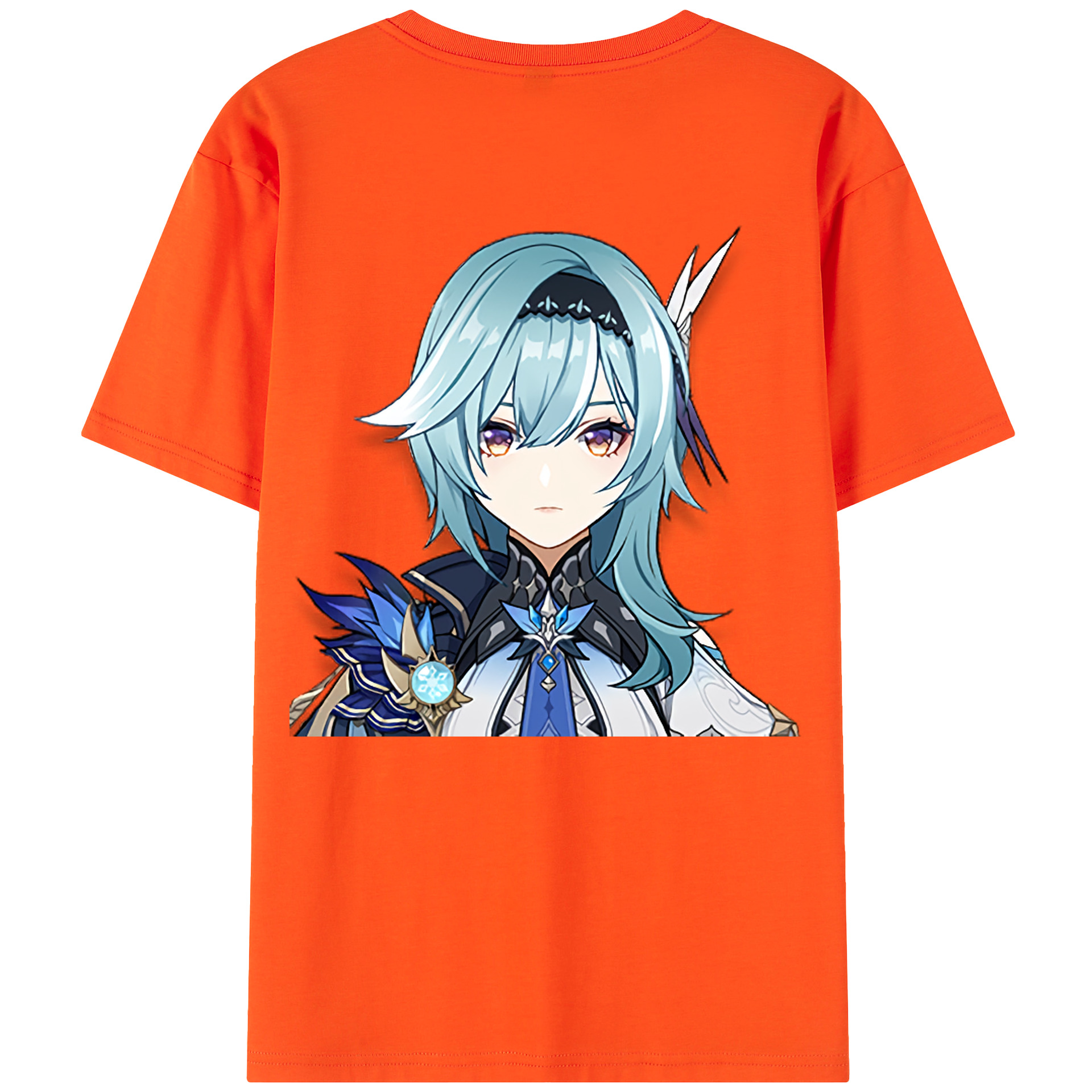 げんし神 优菈 ゆうら genshin Yūra 綿100％半袖Tシャツ（背面プリント）
