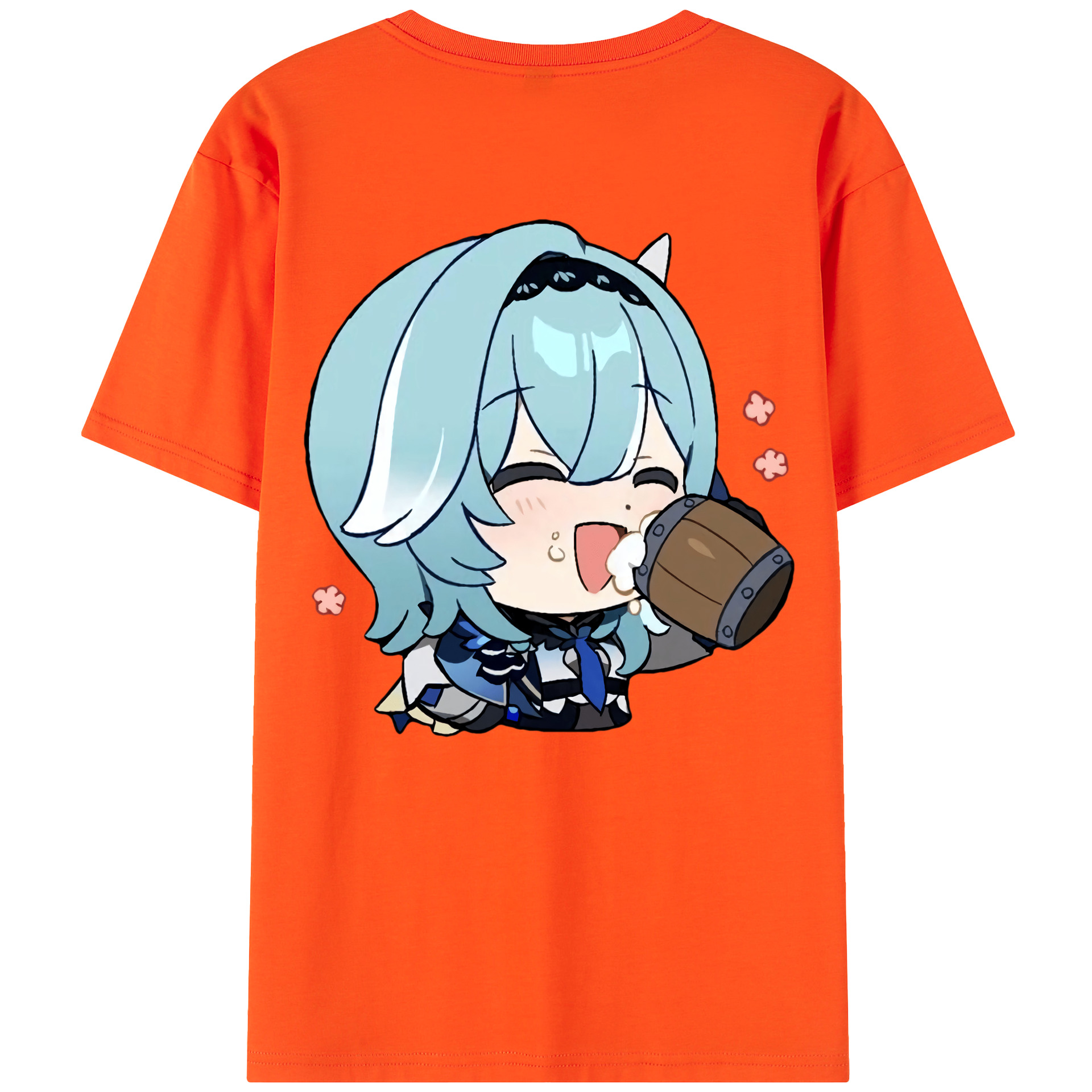 げんし神 优菈 ゆうら genshin Yūra 綿100％半袖Tシャツ（背面プリント）